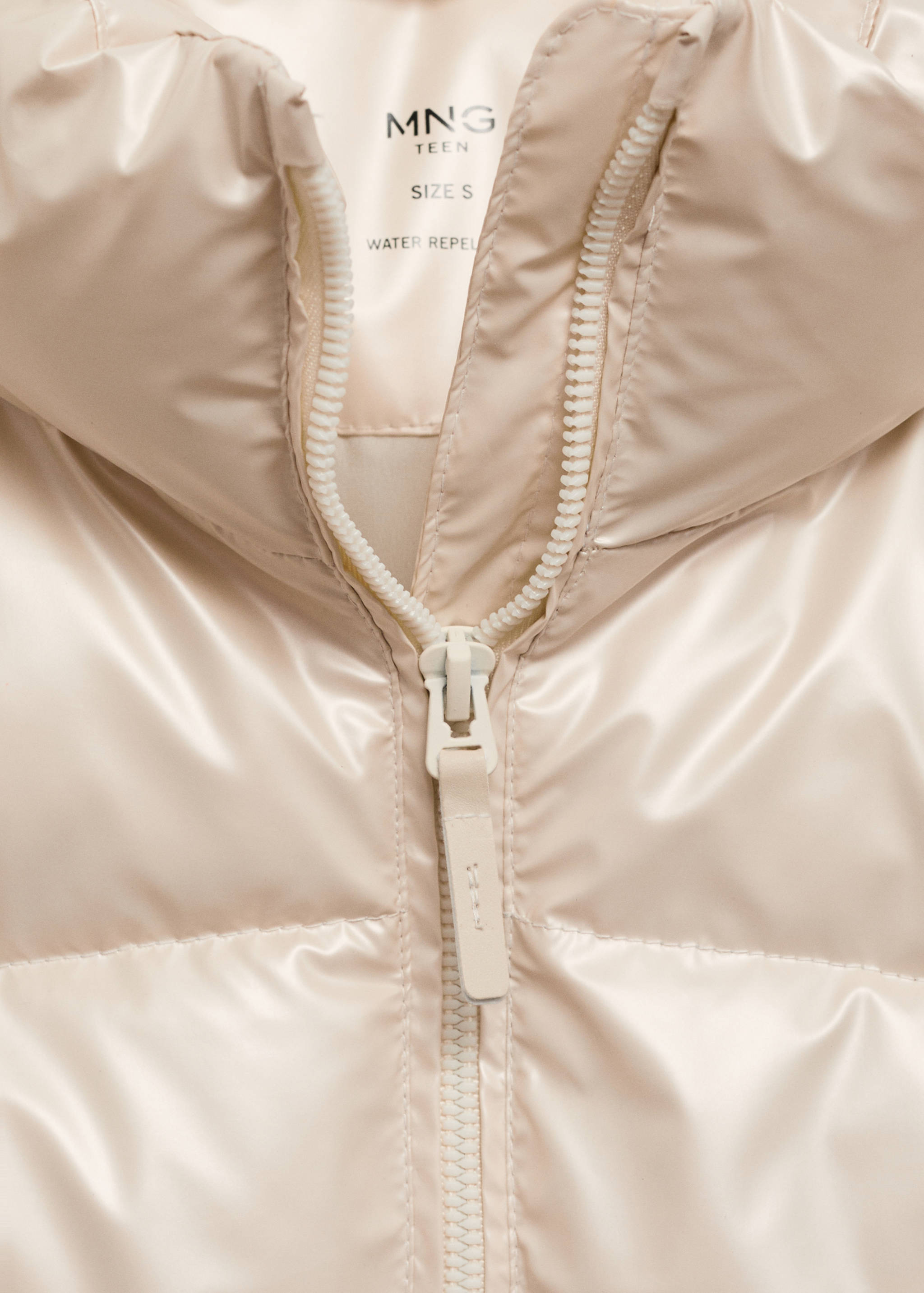 Metallic puffer jacket - Details of the article 8