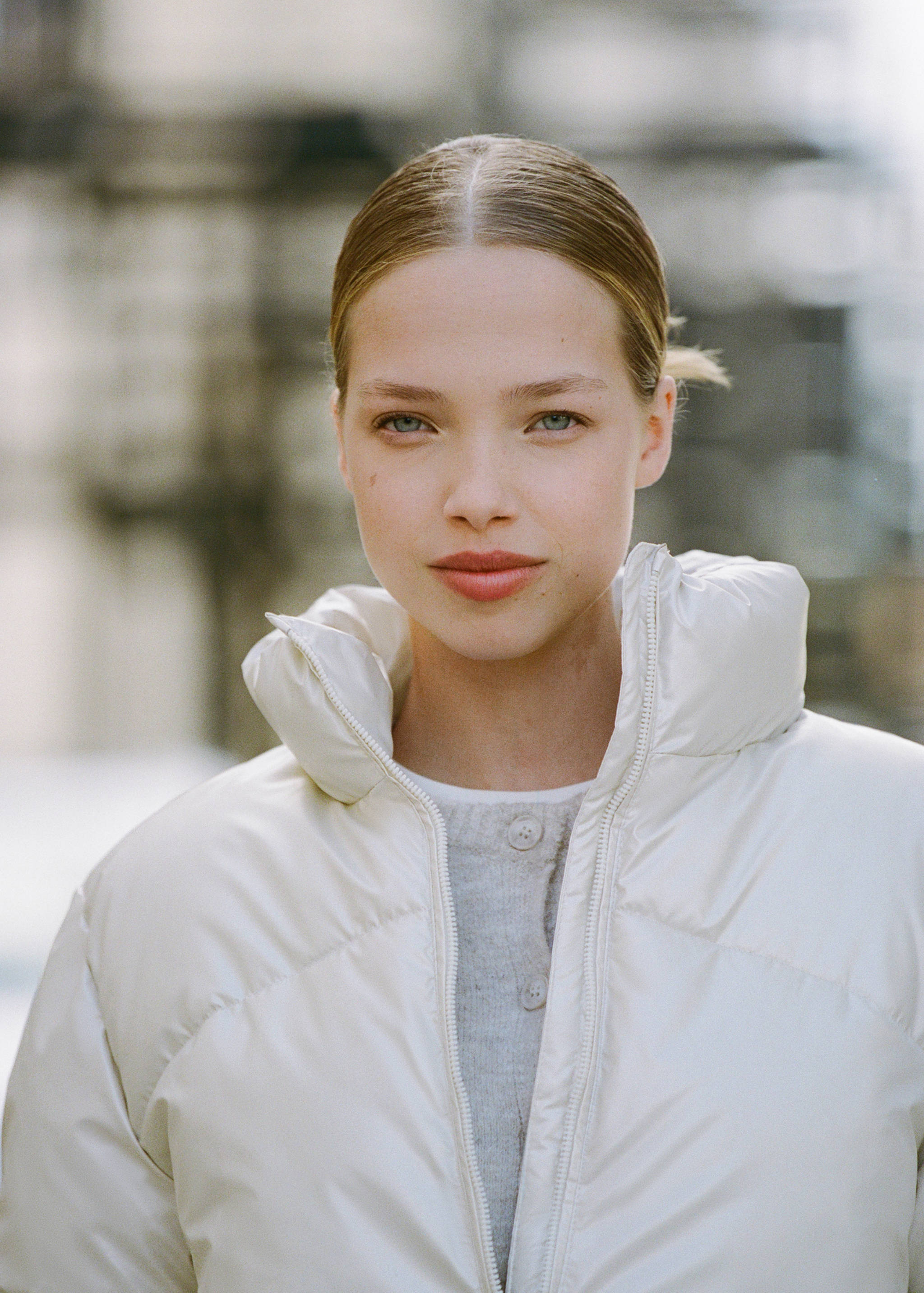 Metallic puffer jacket - Details of the article 5