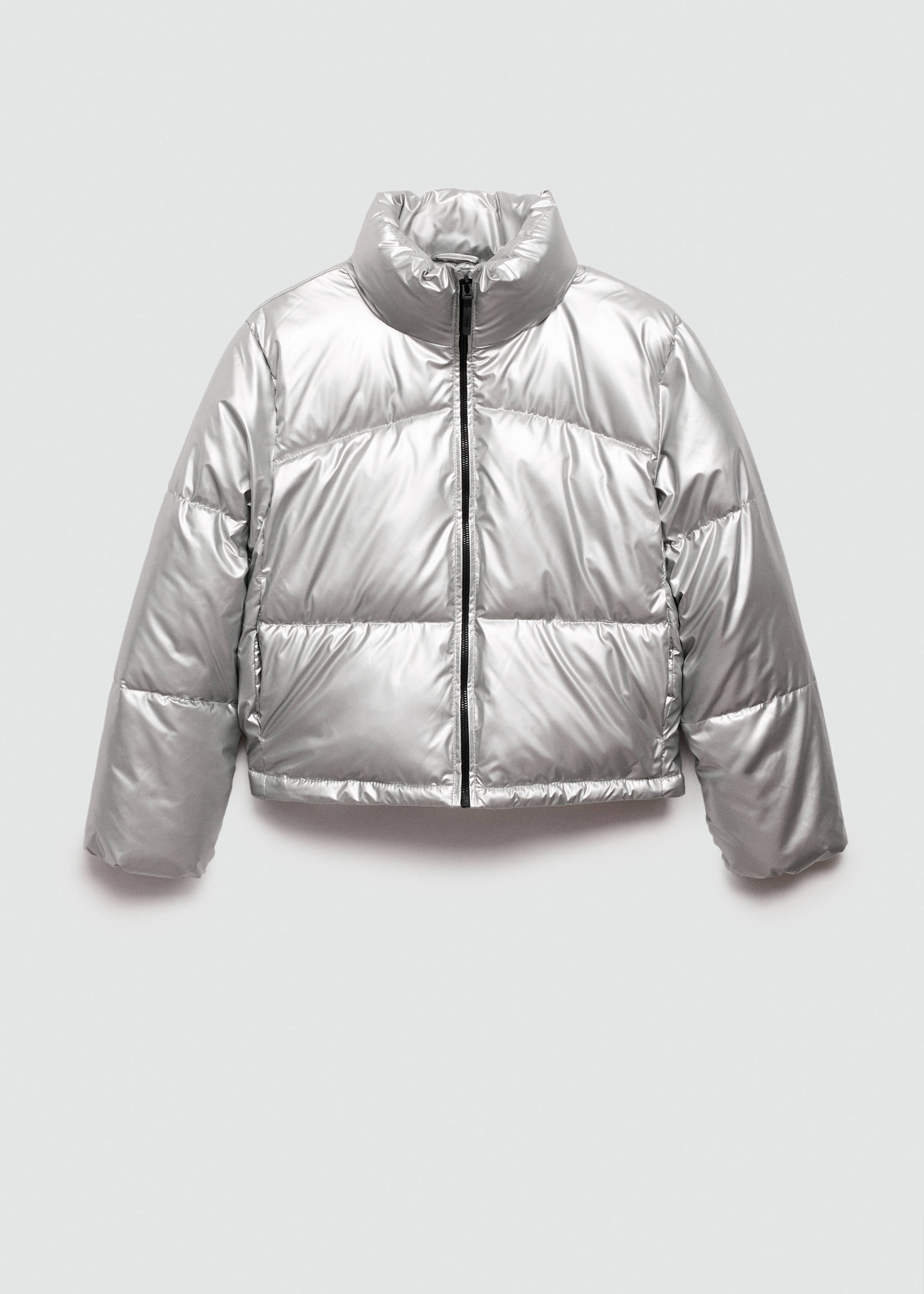 Metallic puffer jacket - Article without model