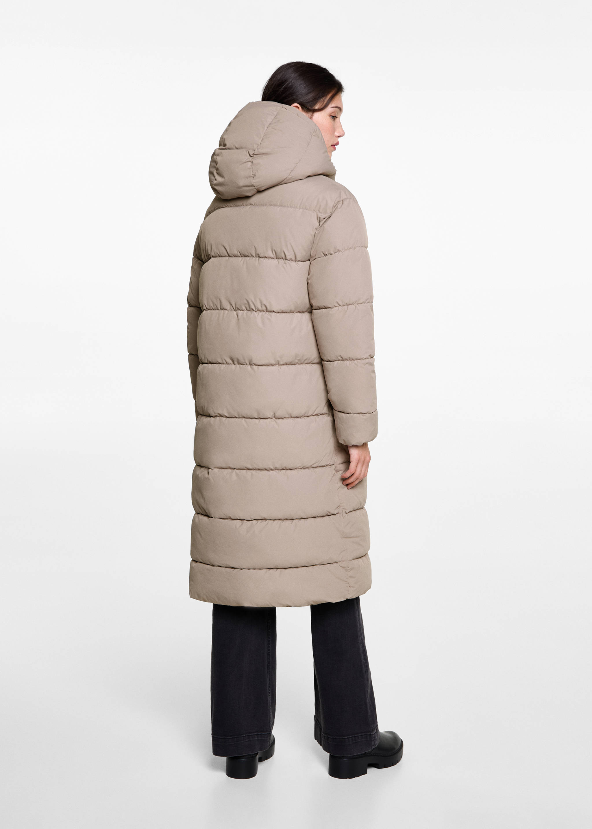 Anorak long matelassé - Verso de l’article
