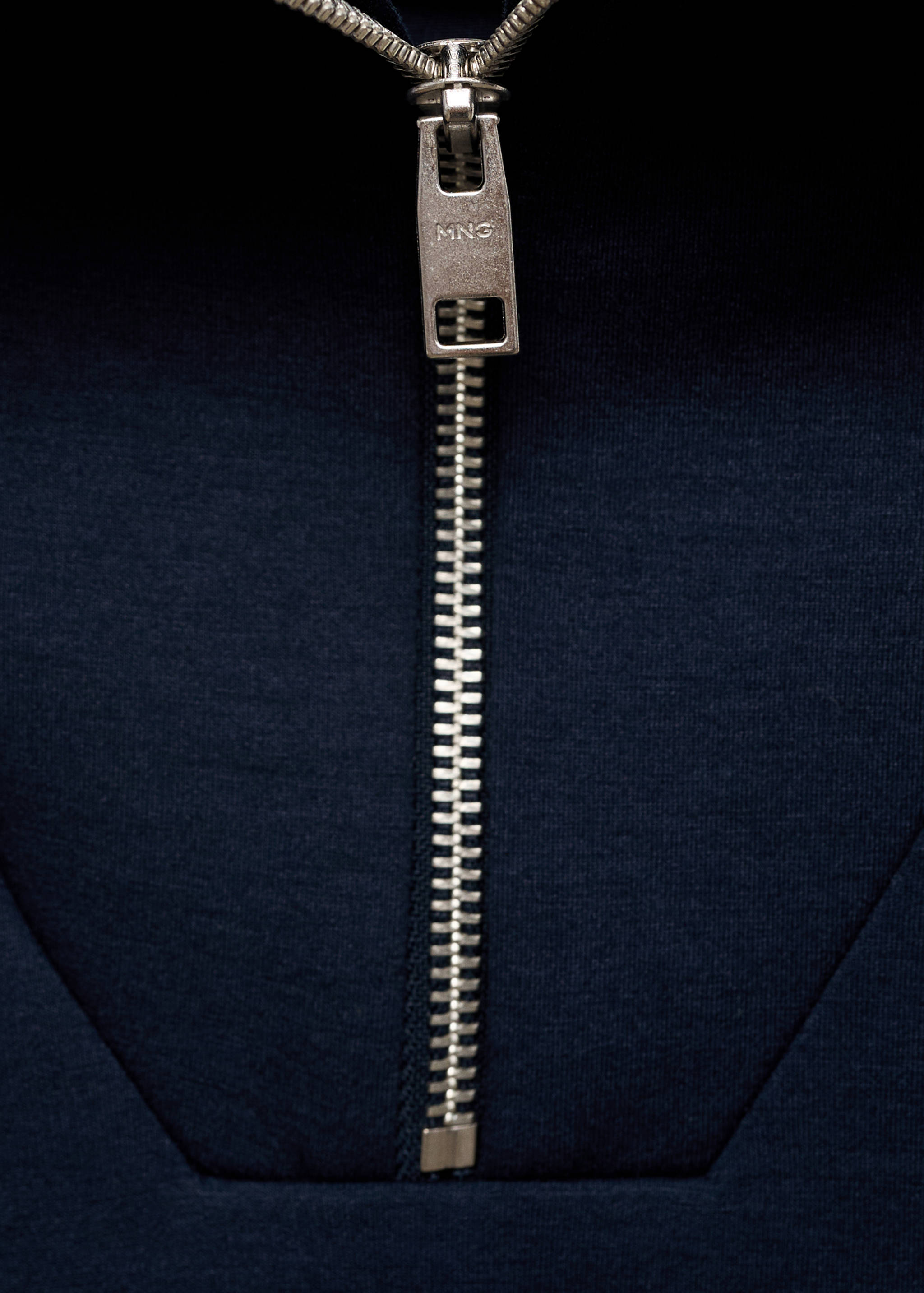 Sweat-shirt col zippé relaxed-fit - Détail de l'article 8