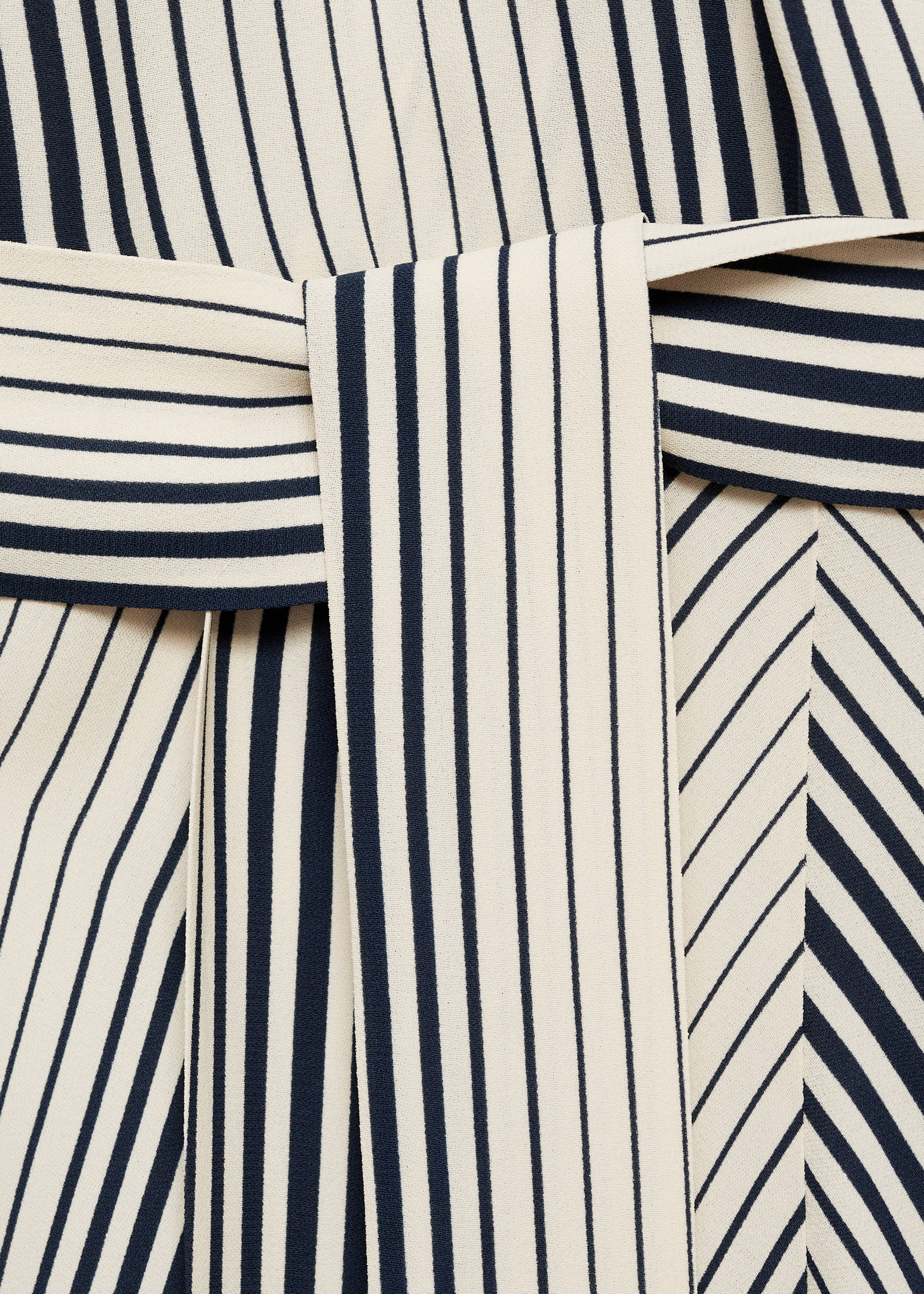 Stripe-print dress with bow - Details of the article 8