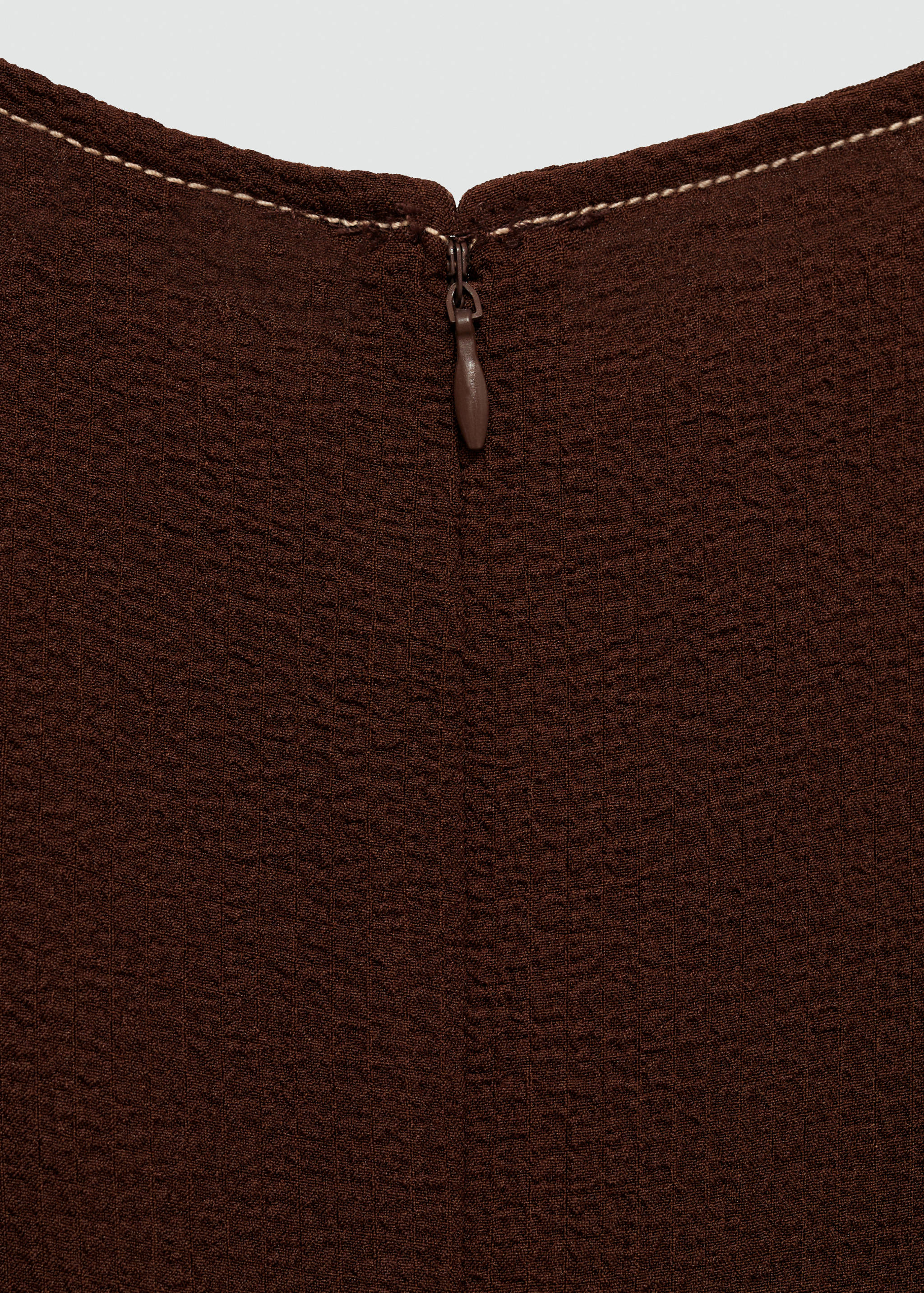 Midi-dress with decorative stitching - Details of the article 0