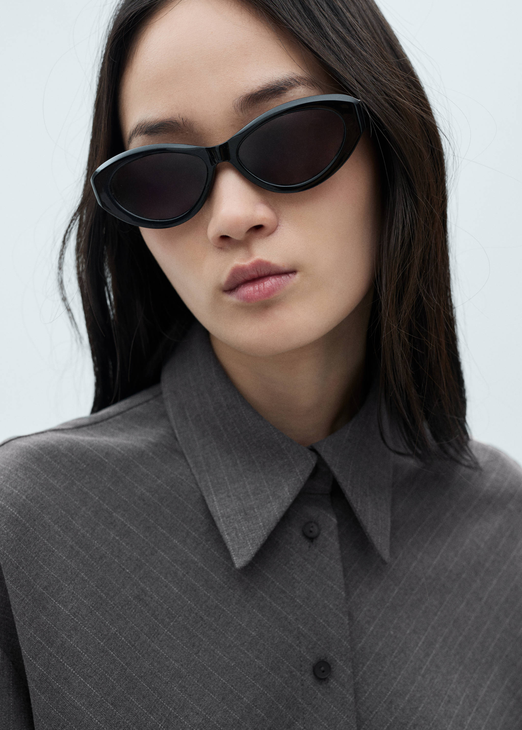 外交条纹衬衫 - null