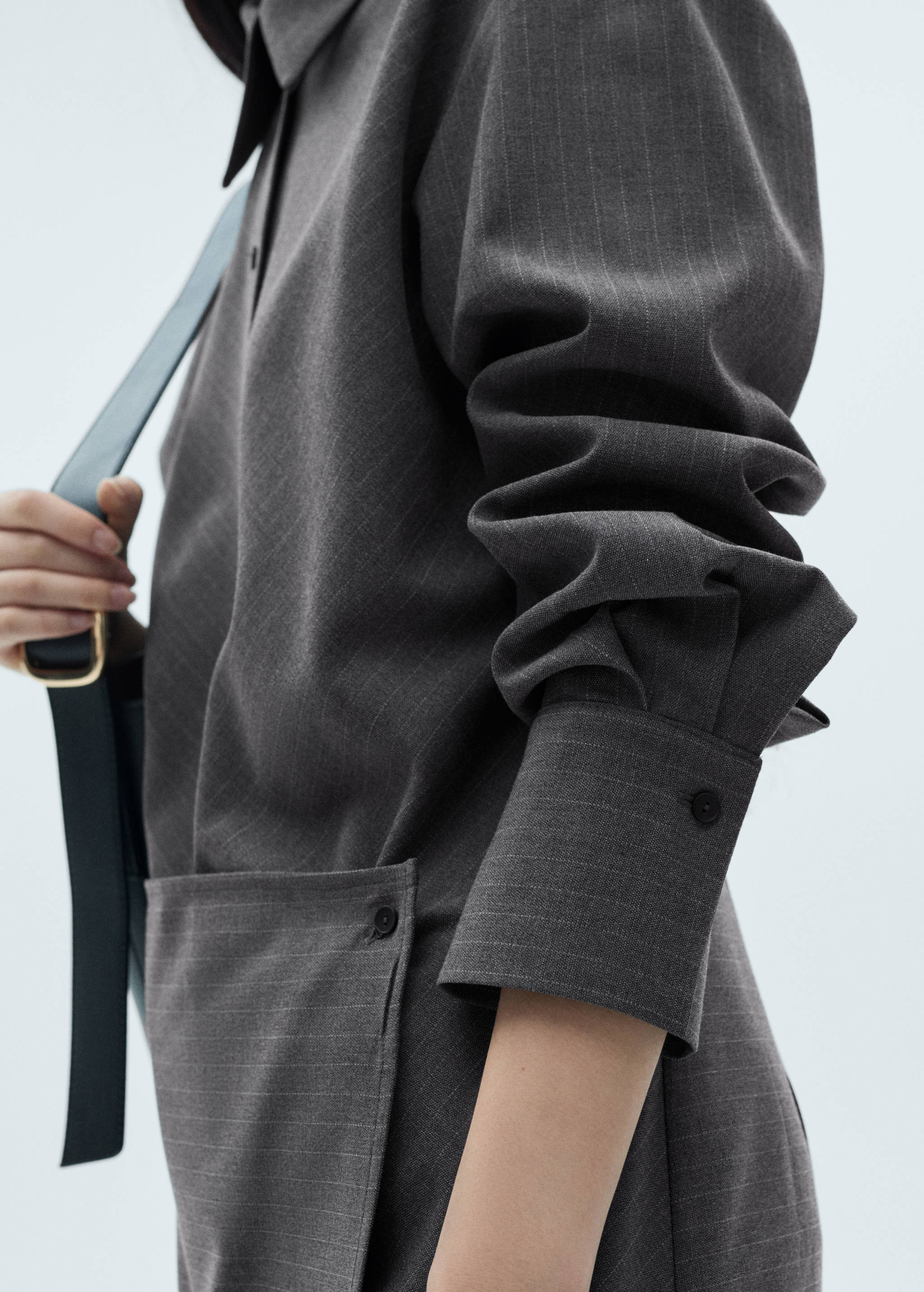 外交条纹衬衫 - null