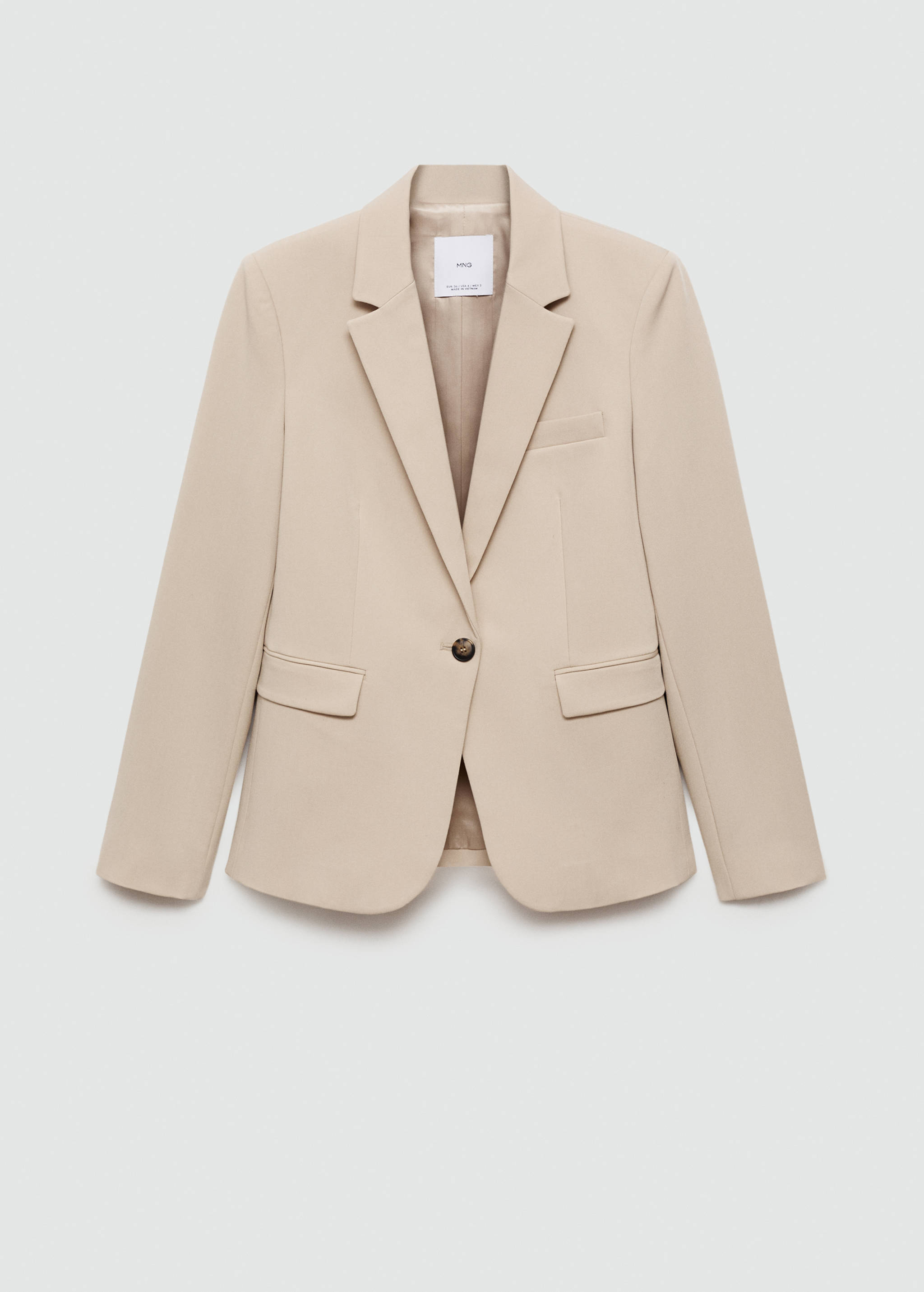 Fitted suit blazer - Article without model