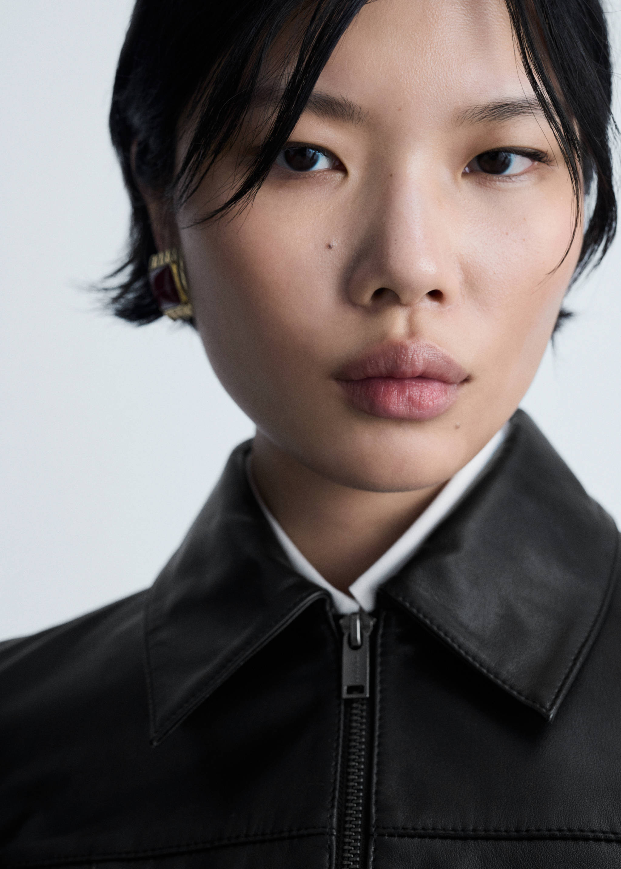 Chaqueta piel cremallera - Detalle del artículo 1