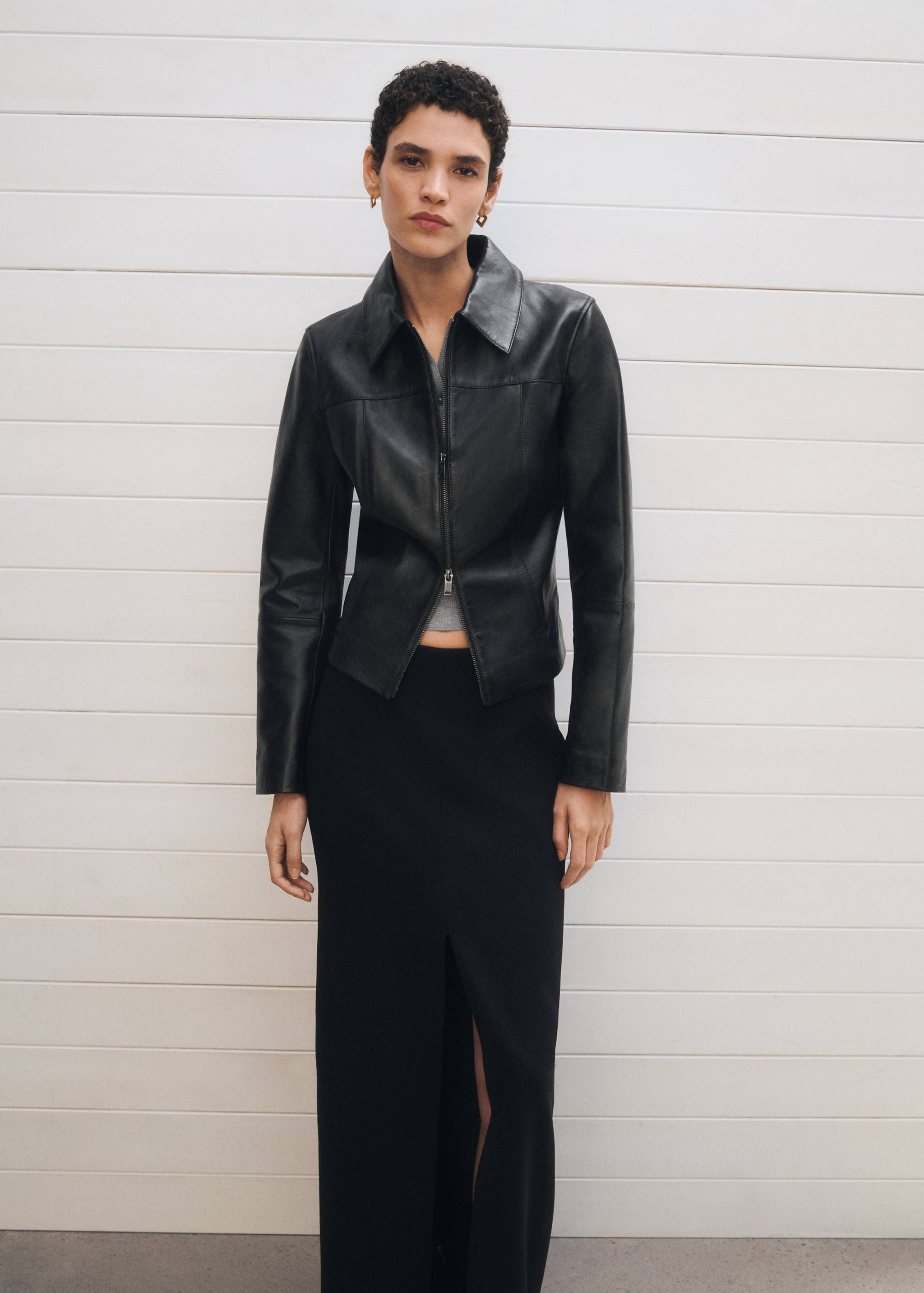 Chaqueta piel cremallera - Detalle del artículo 7