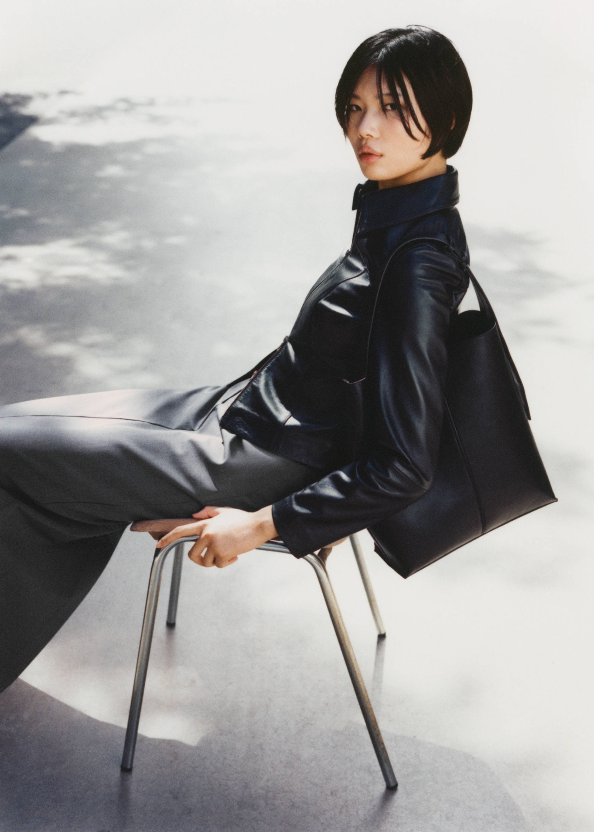 Chaqueta piel cremallera - Detalle del artículo 9