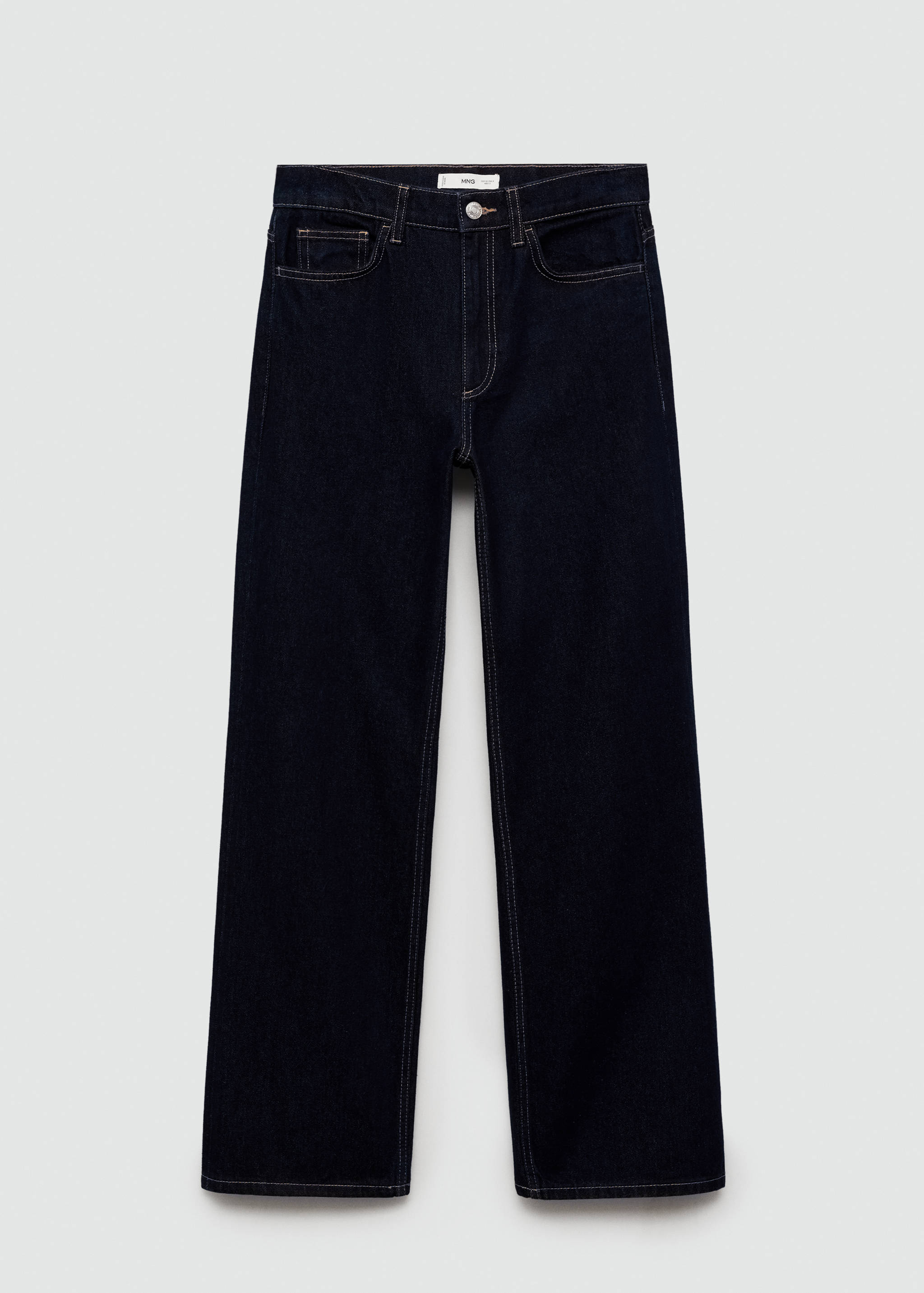 Jeans rectos tiro alto - Artículo sin modelo