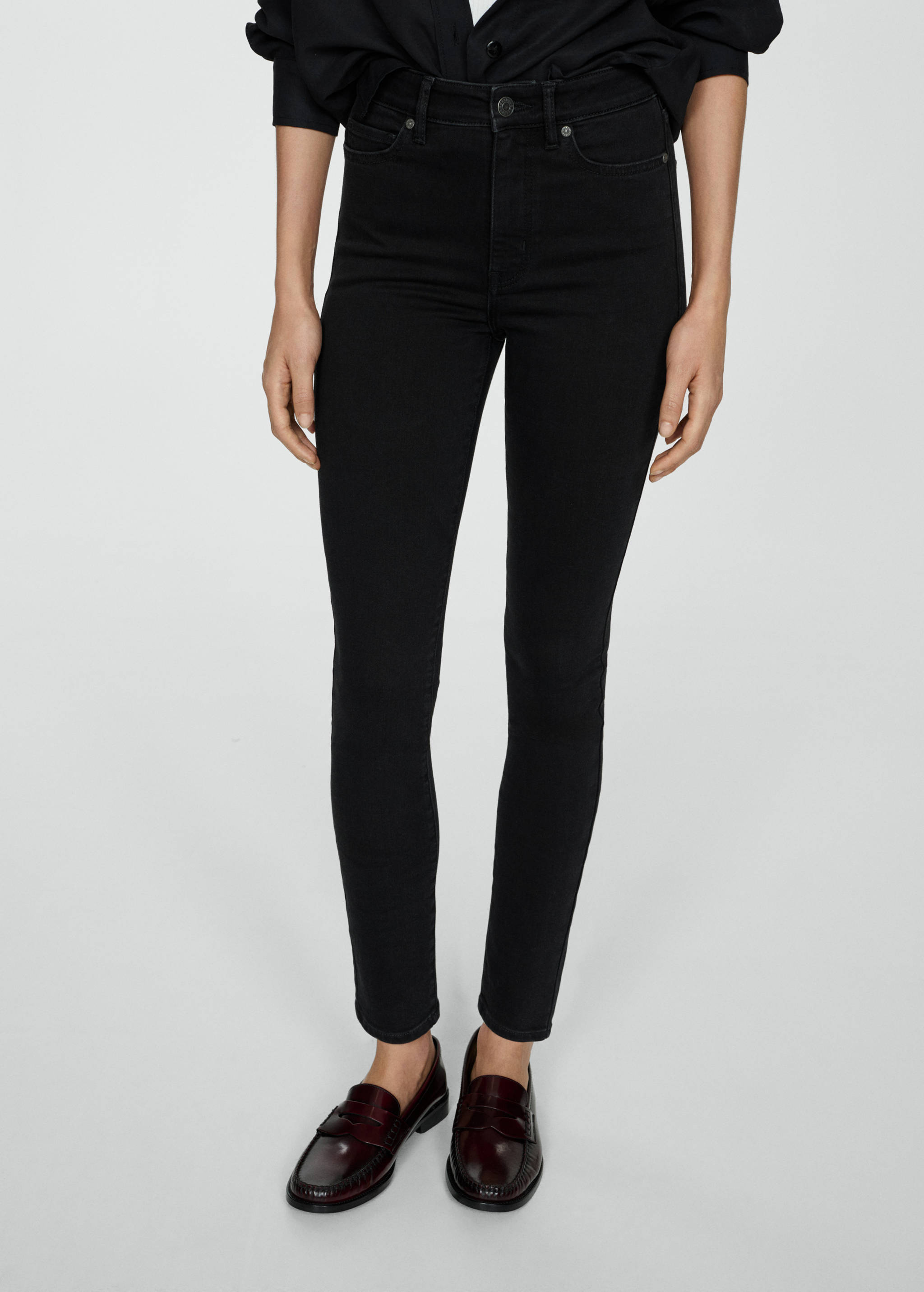 High-rise skinny jeans - Medium plane