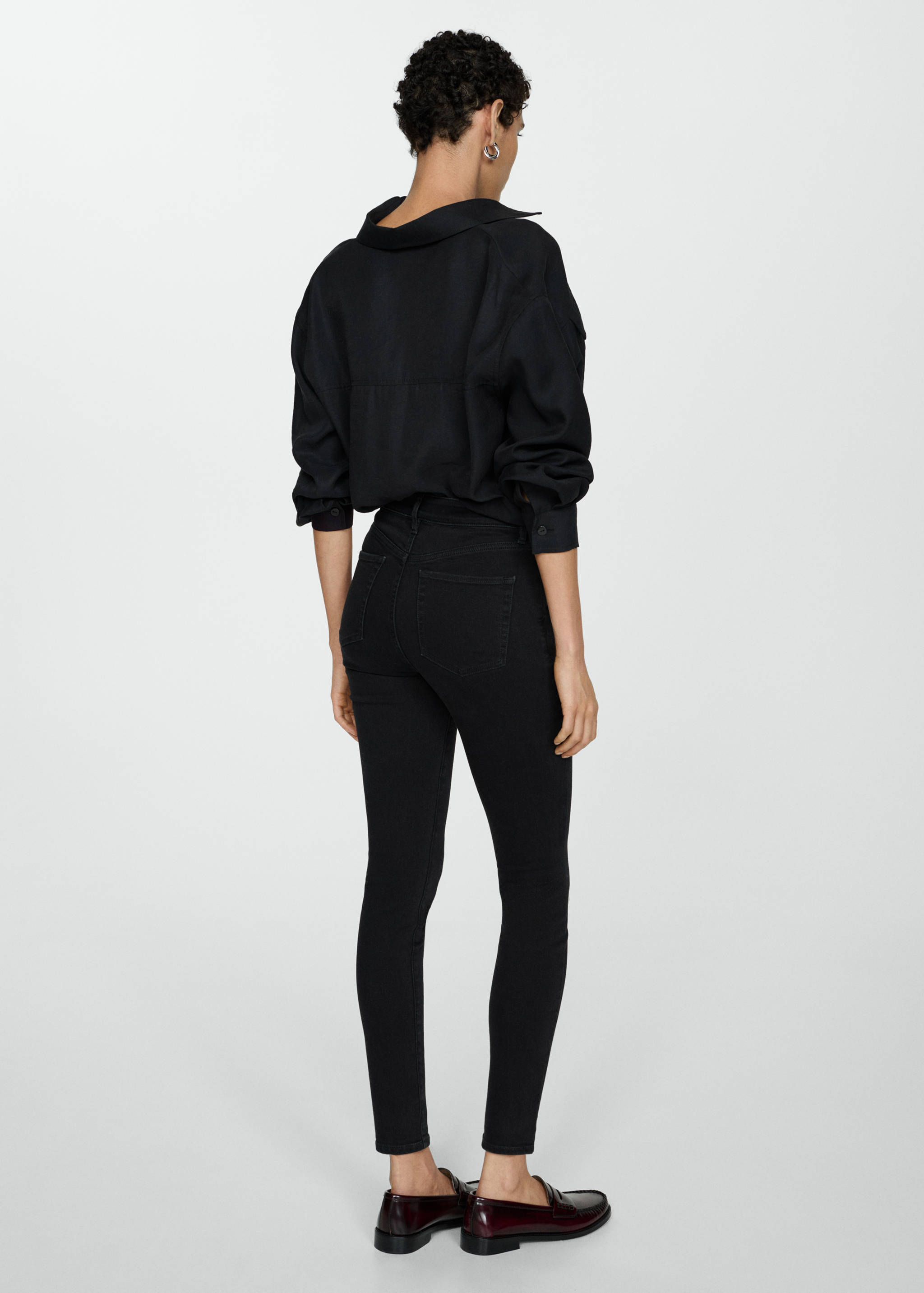 High-rise skinny jeans - Reverse of the article