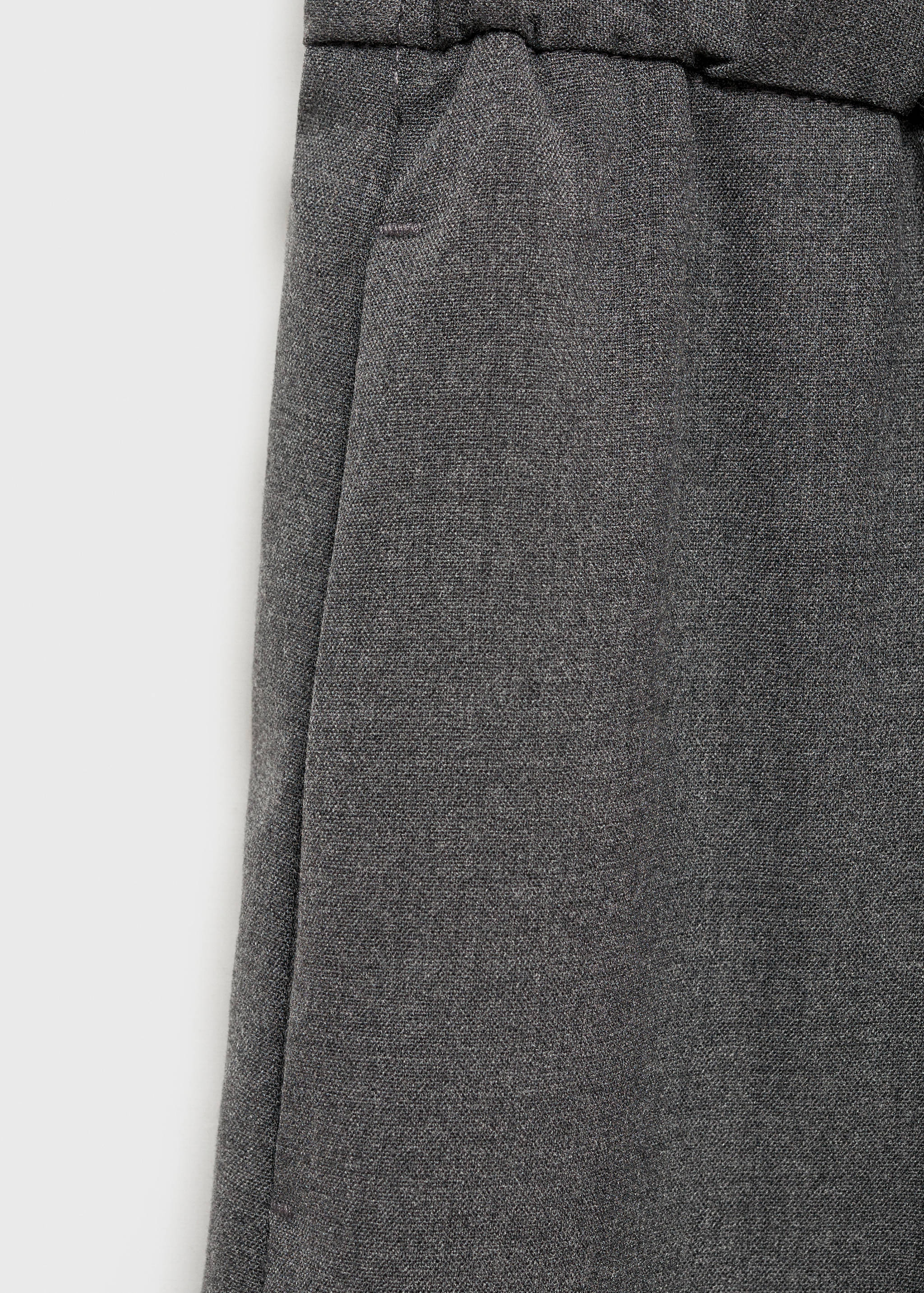 Beli bağcıklı düz kesim pantolon - Ürün detayı 0