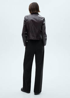 Straight-fit trousers with elastic waist — Black 3