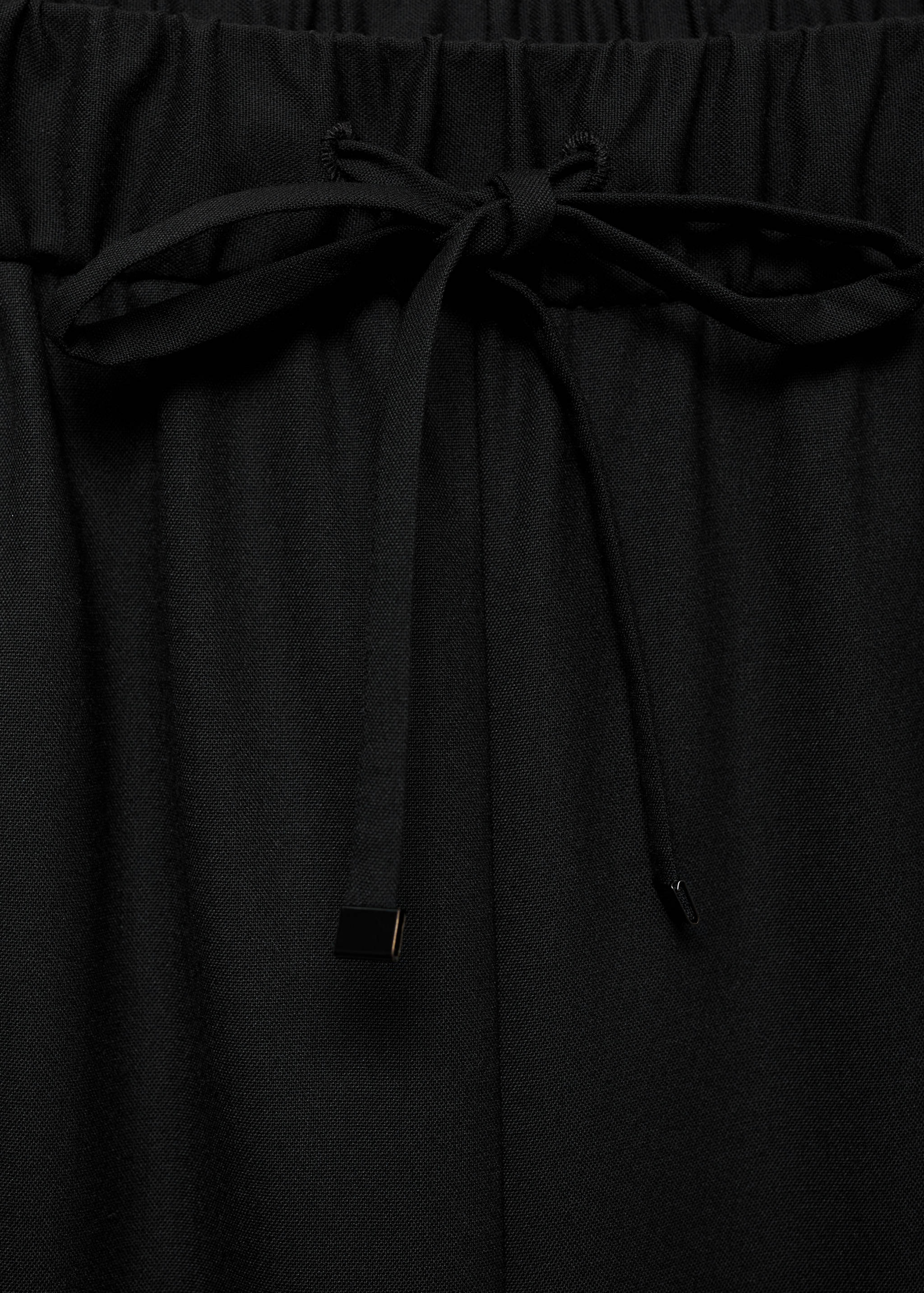 Straight-fit trousers with elastic waist - Details of the article 8