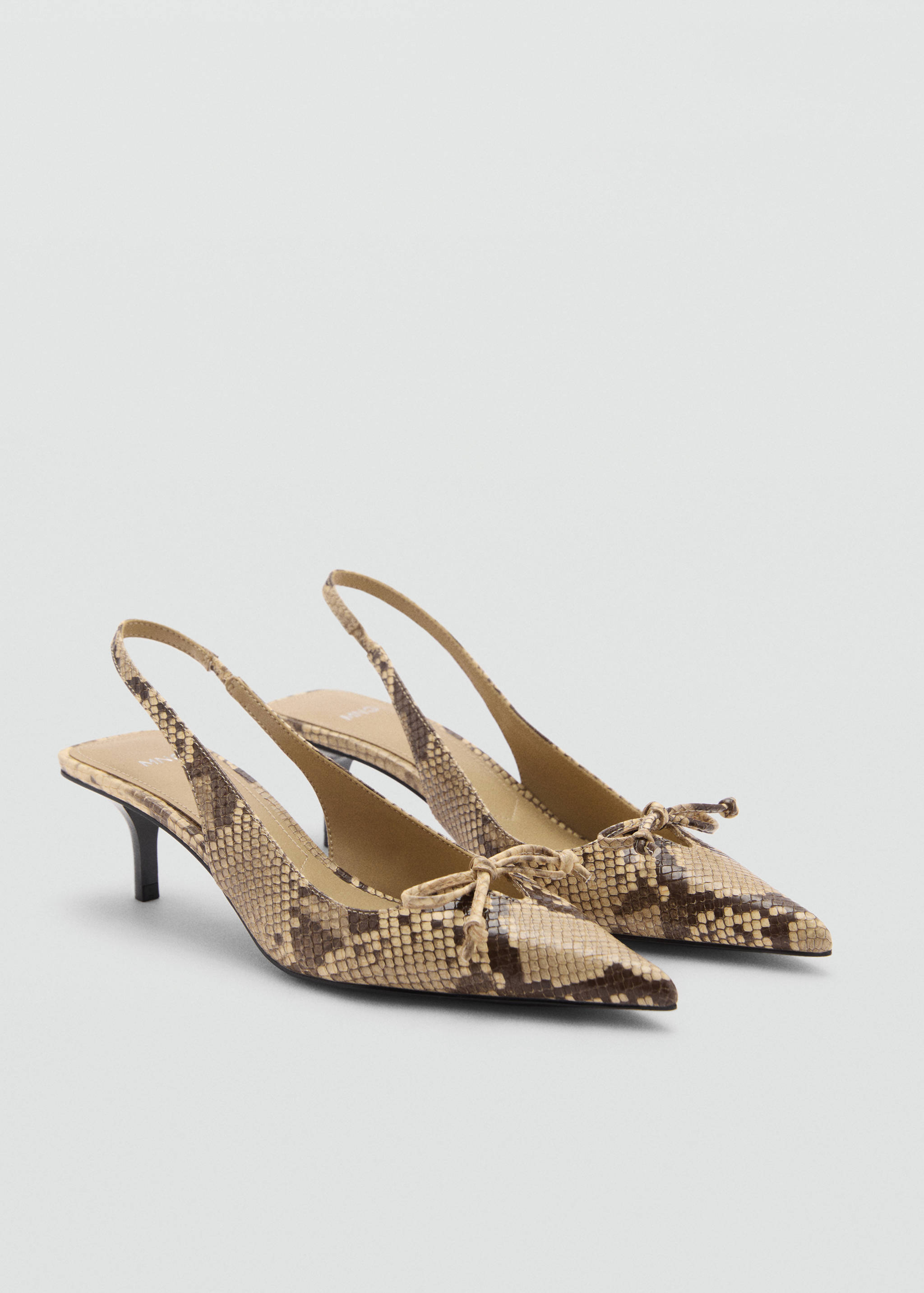 Kitten shoes with bow detail - Medium plane