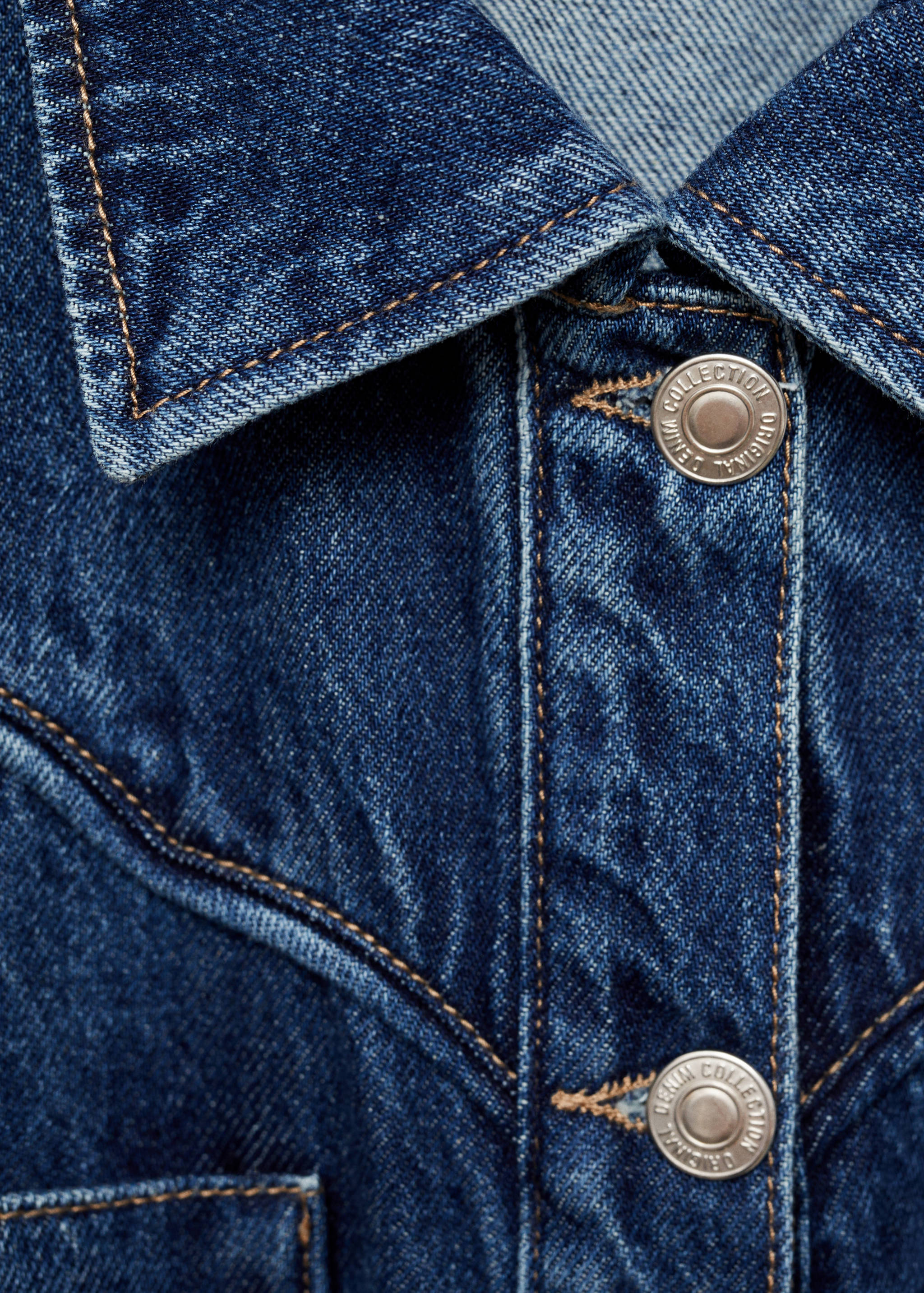 Long denim jumpsuit - Details of the article 8