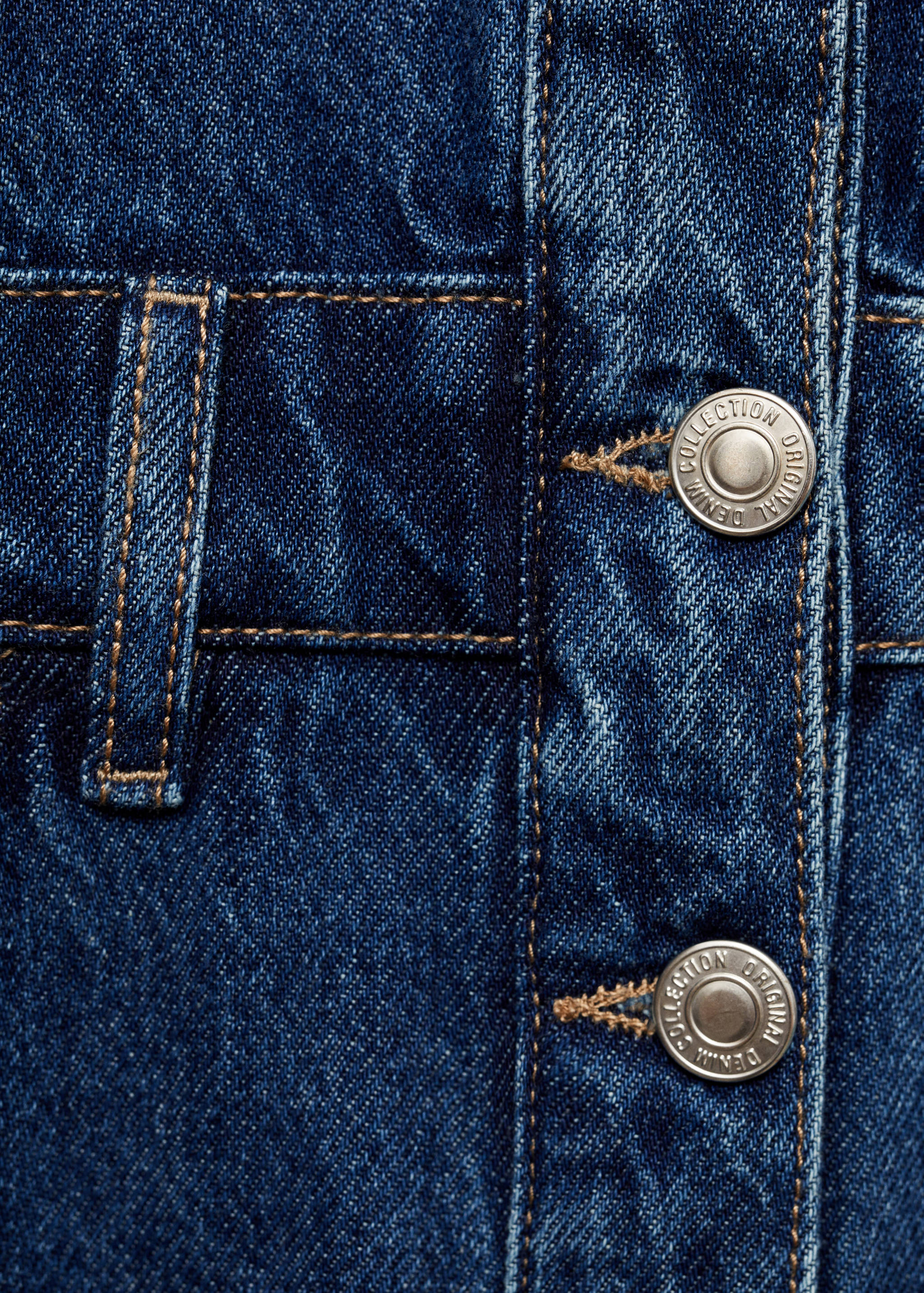 Long denim jumpsuit - Details of the article 0