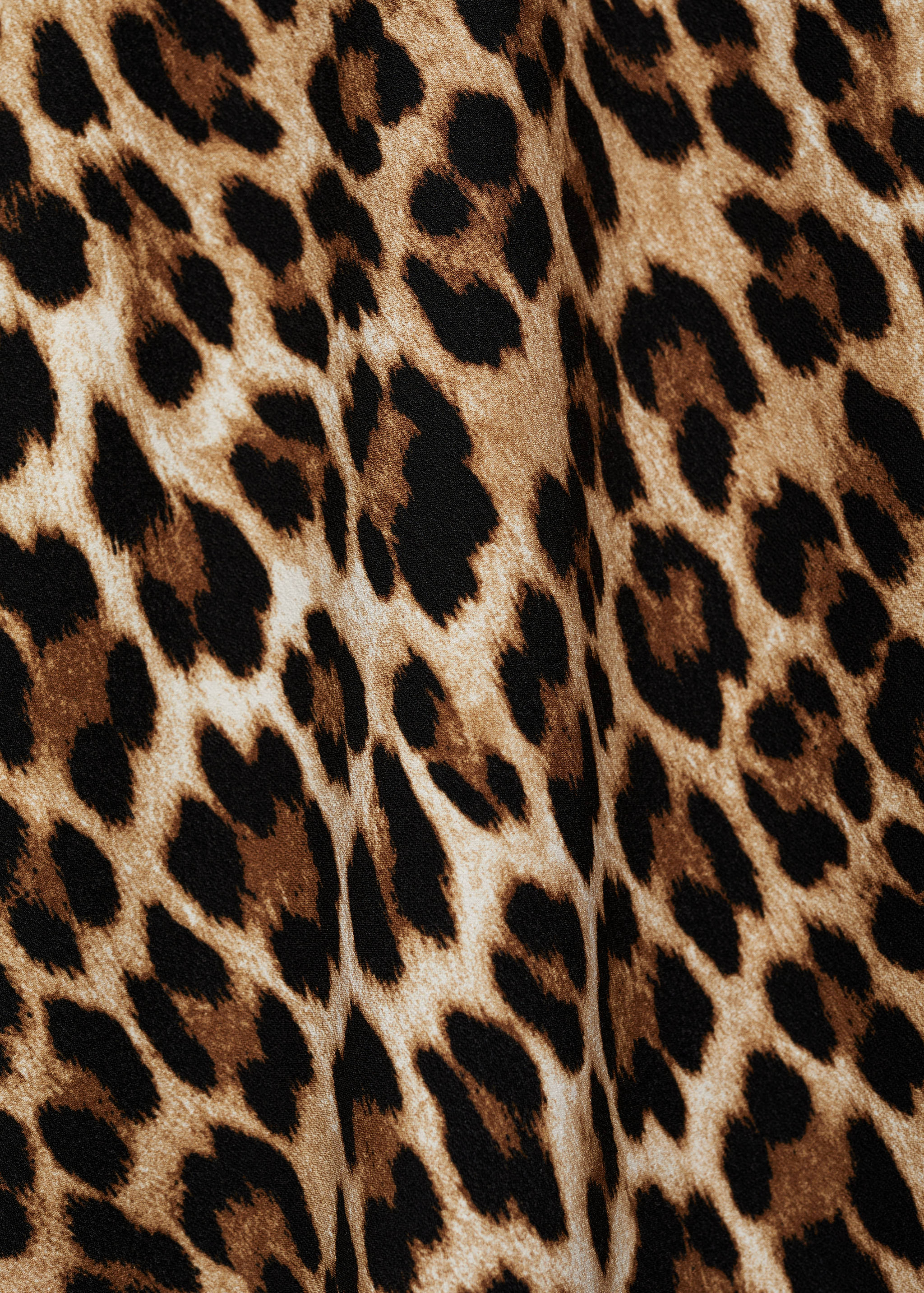 Leopard-print off-the-shoulder dress - Details of the article 0