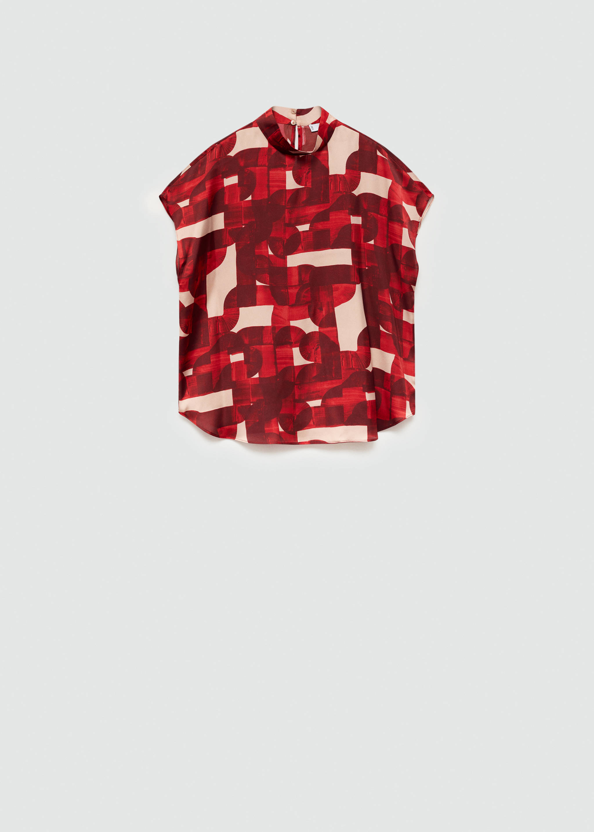 Blouse imprimée manches courtes - Article sans modèle