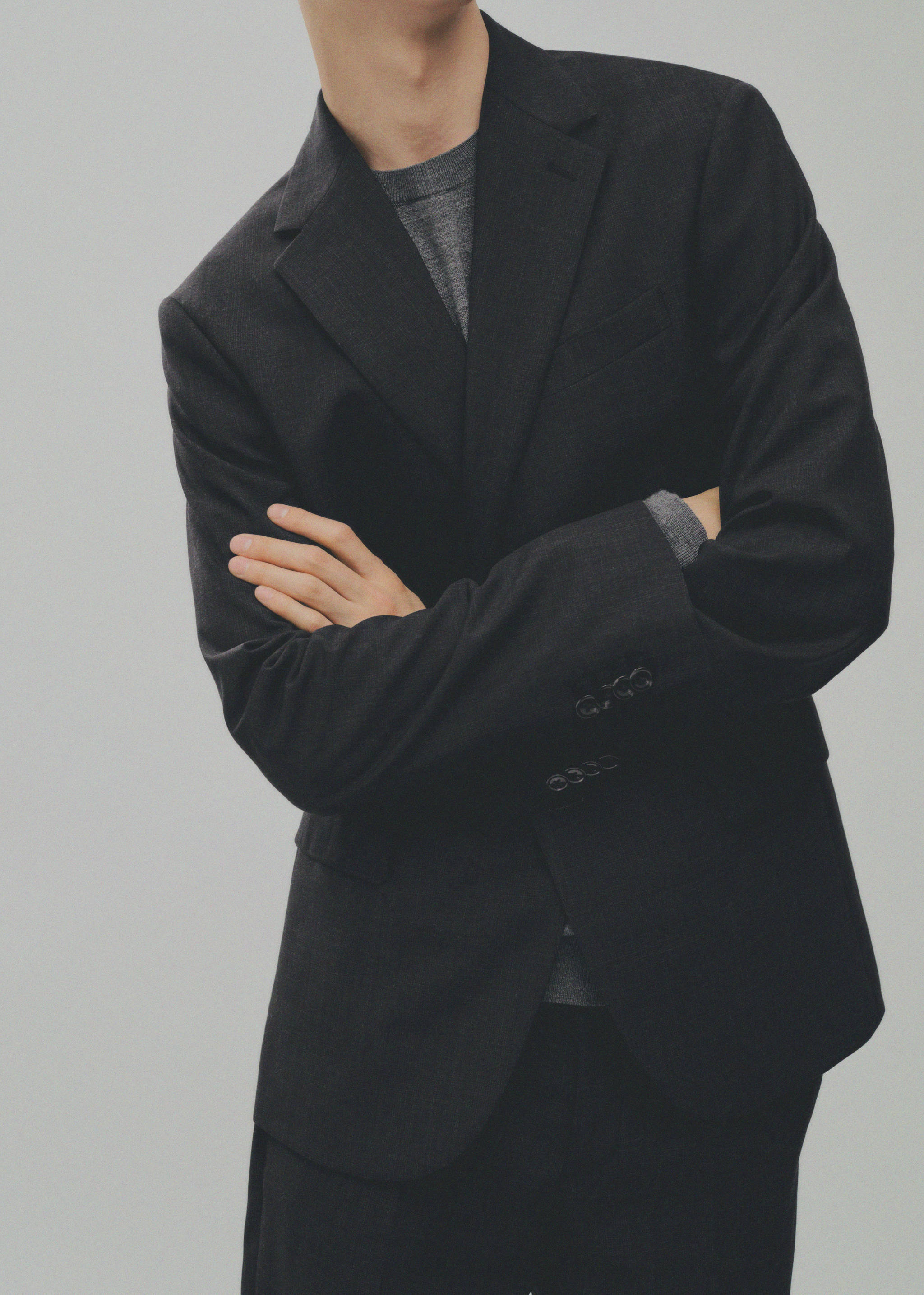 Americana traje slim fit 100% lana virgen - Detalle del artículo 3