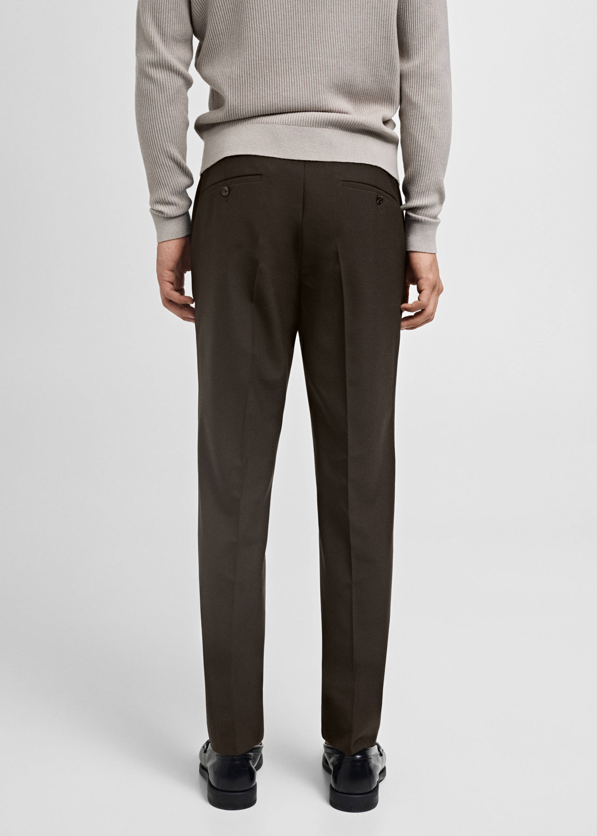 Pantalon costume laine infroissable - Verso de l’article