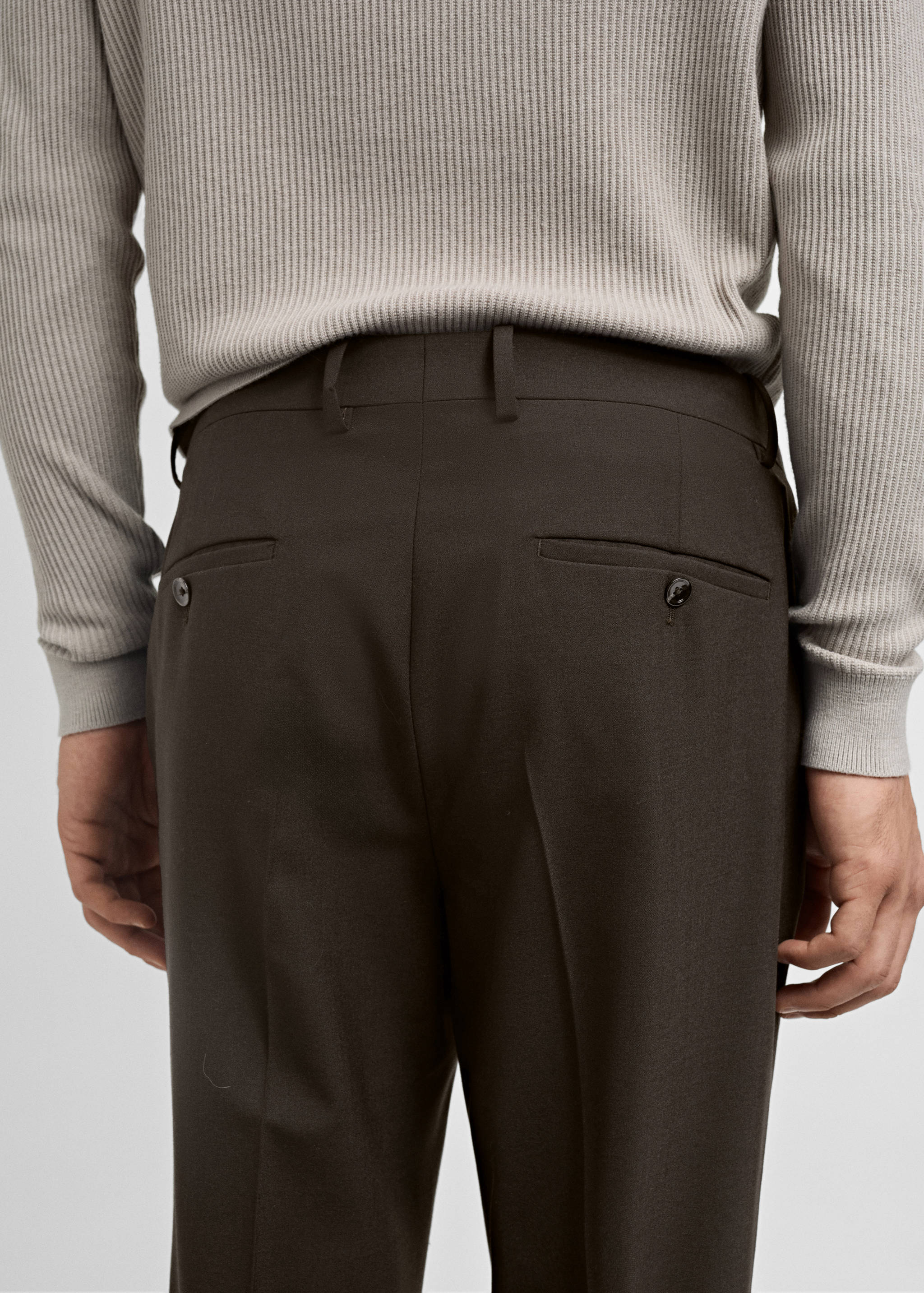 Pantalon costume laine infroissable - Détail de l'article 4