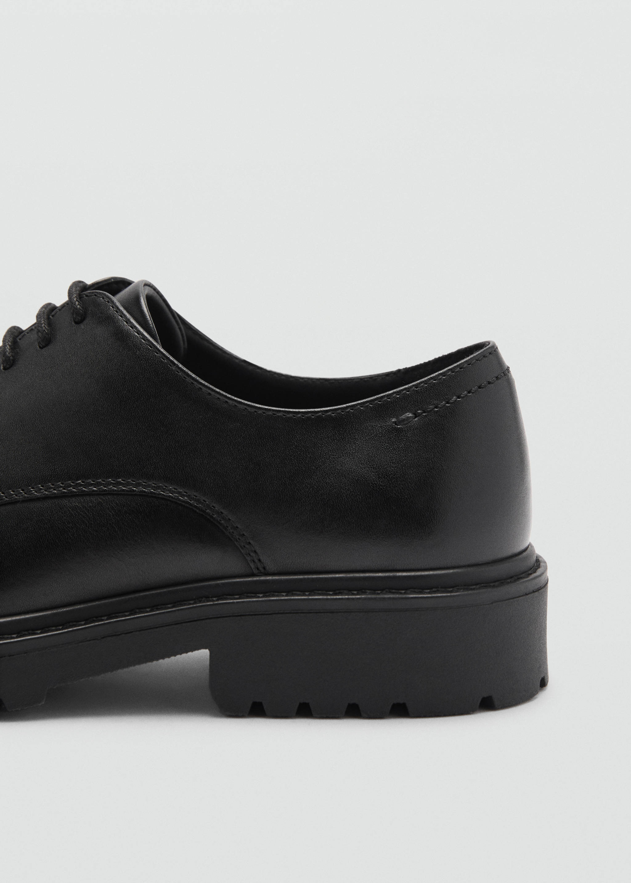 Leather blucher shoes - Details of the article 1