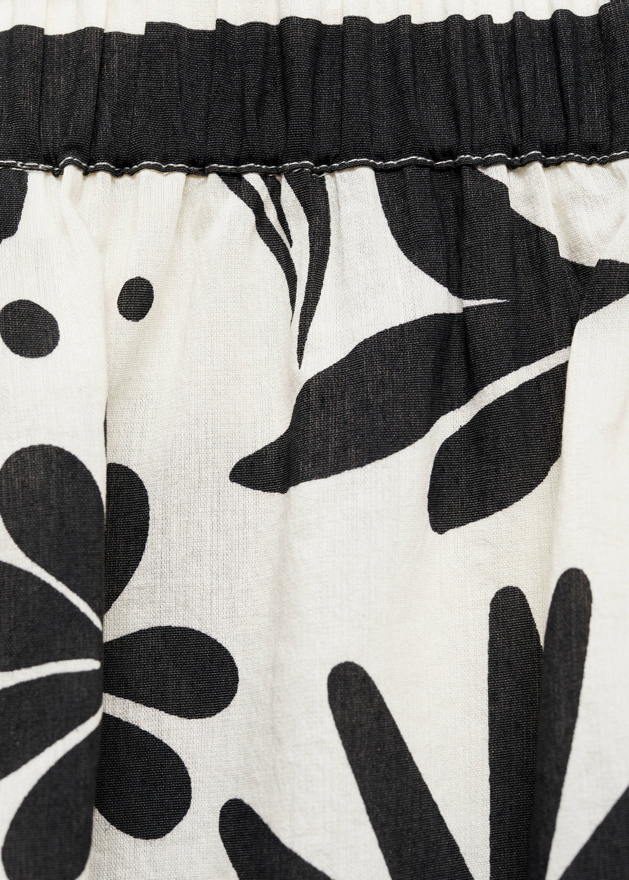 Pantalón wide leg estampado floral - Detalle del artículo 0