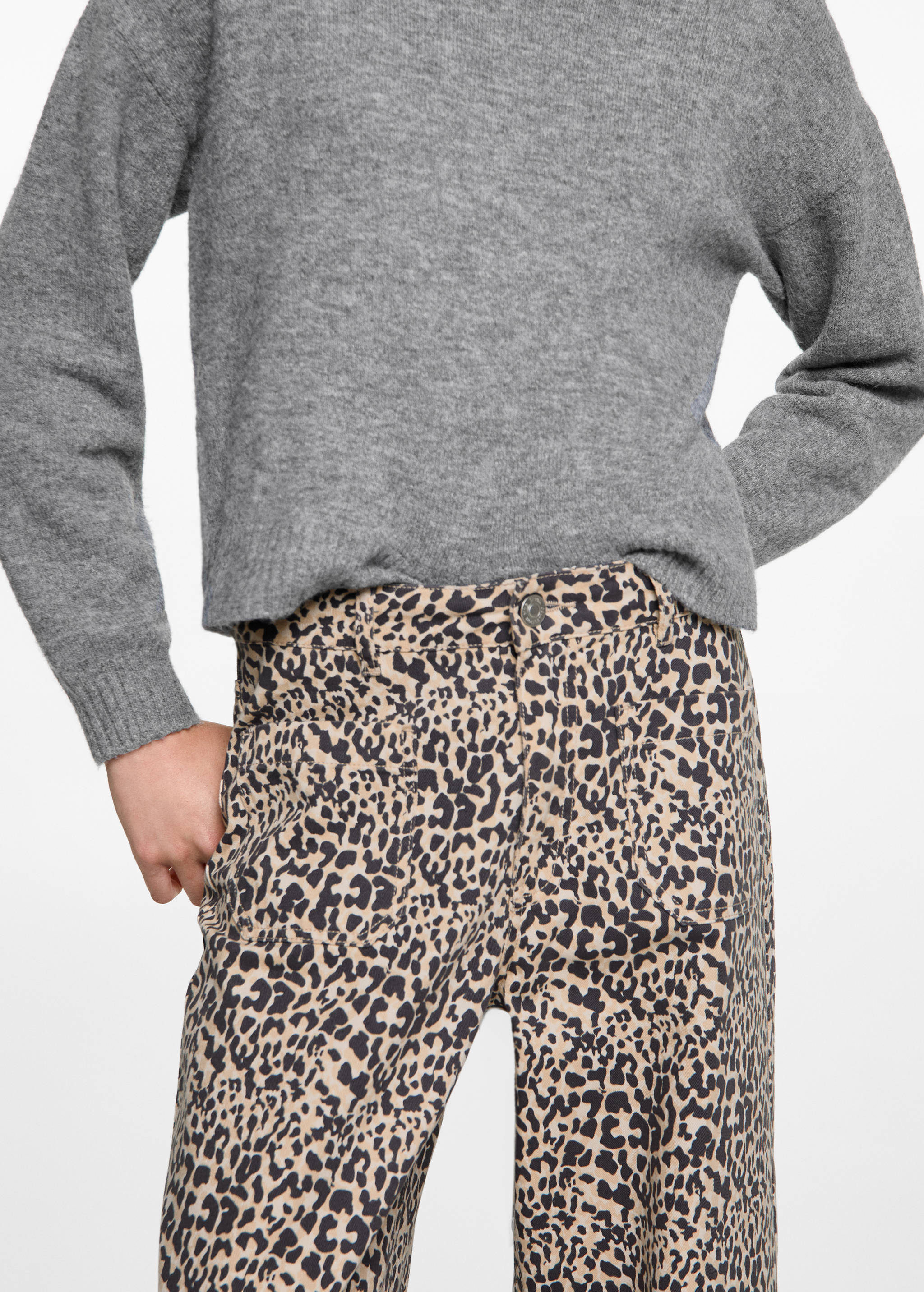 Pantalon droit léopard - Détail de l'article 6