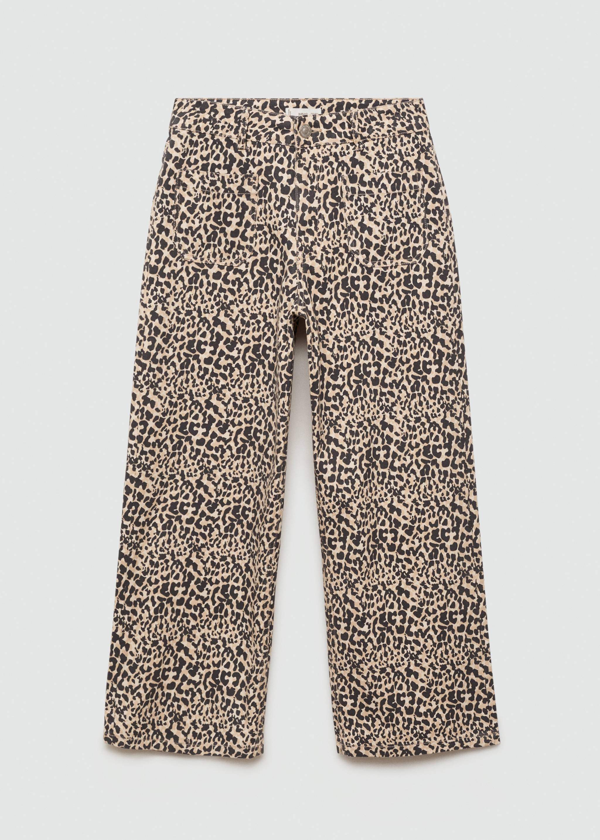 Leopard straight trousers - Article without model