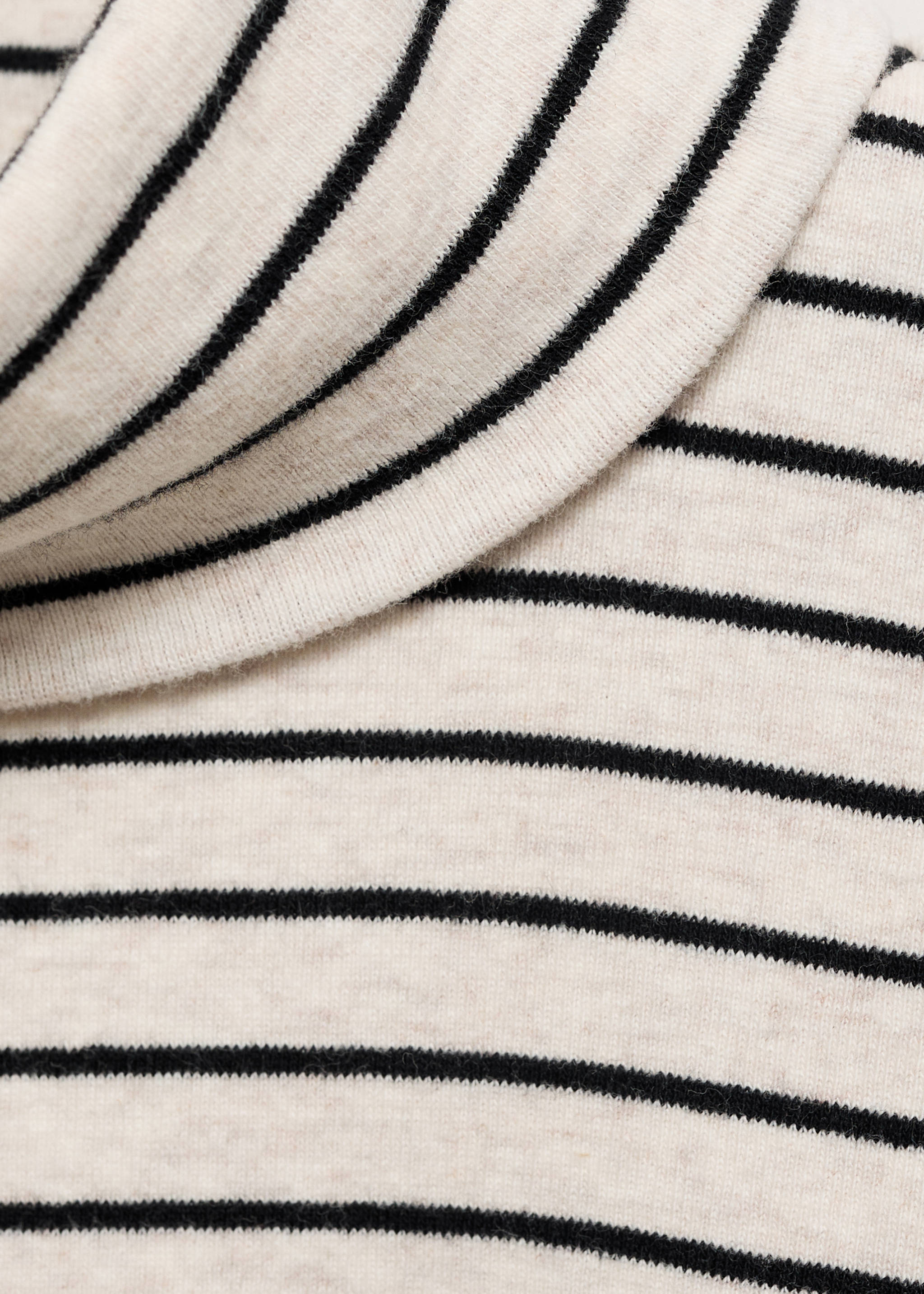 Gestreept T-shirt met col - Detail van het artikel 8