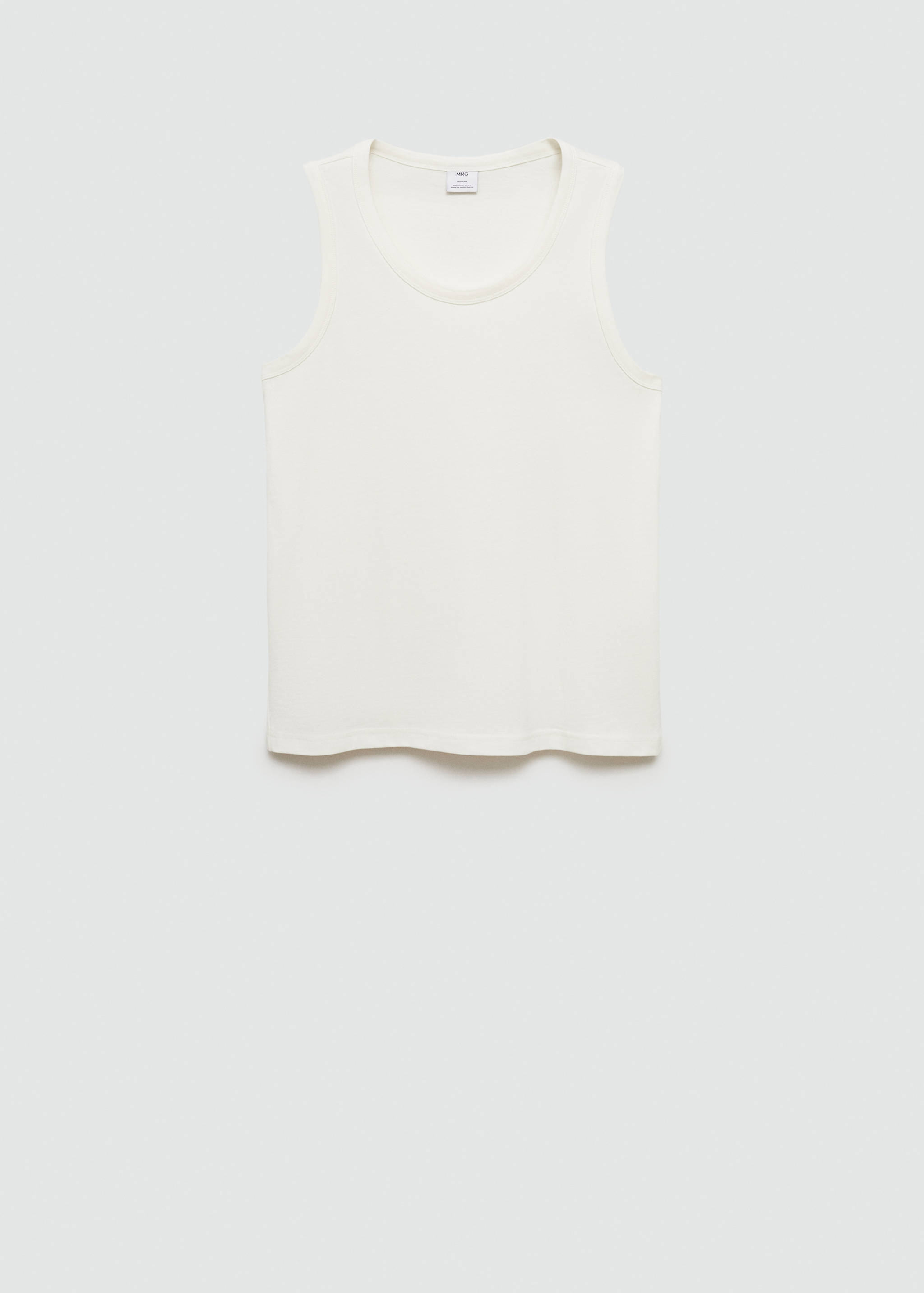 100% cotton tank top - Article without model