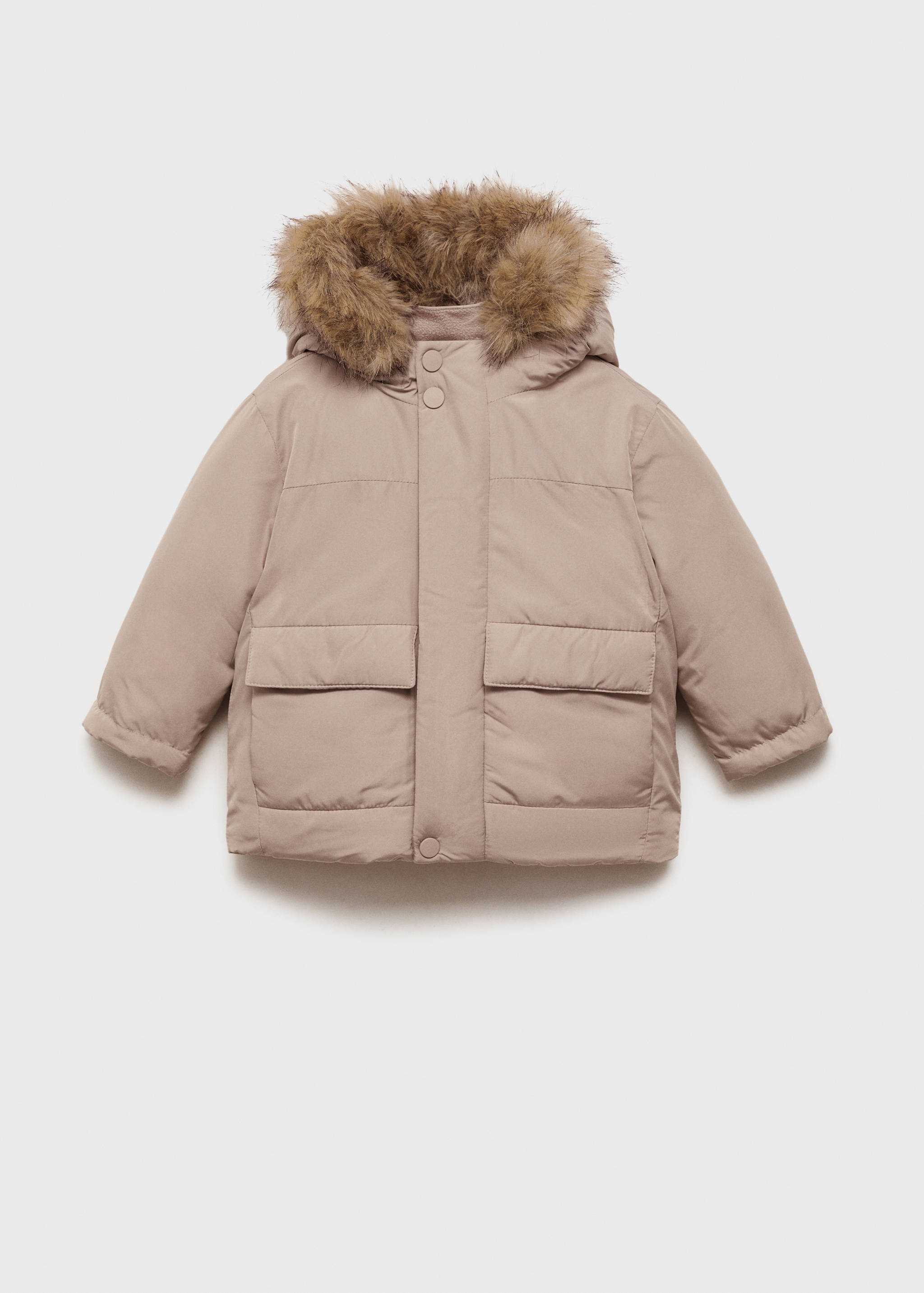 Fleece-lined quilted anorak - Article without model