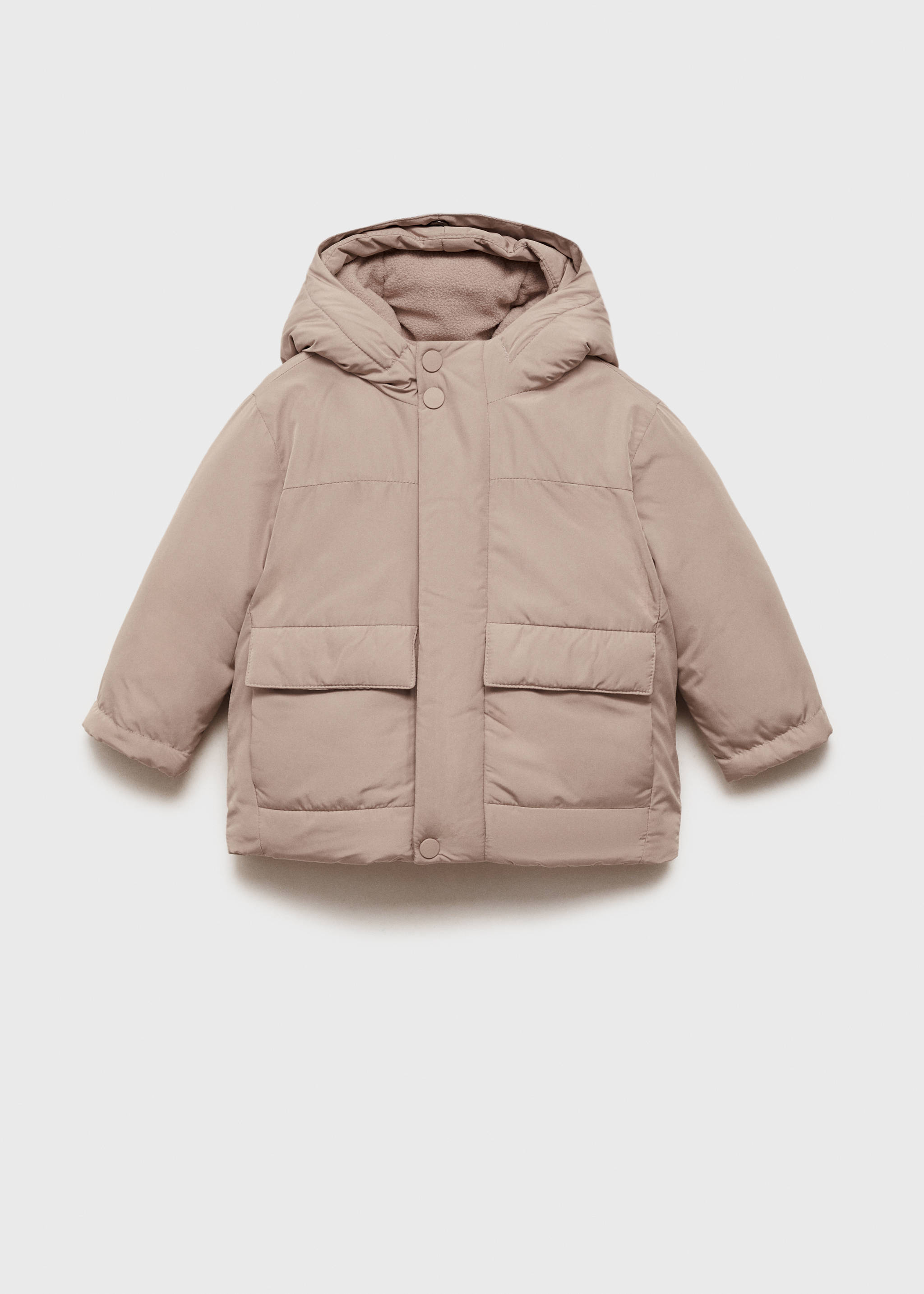 Fleece-lined quilted anorak - Details of the article 8