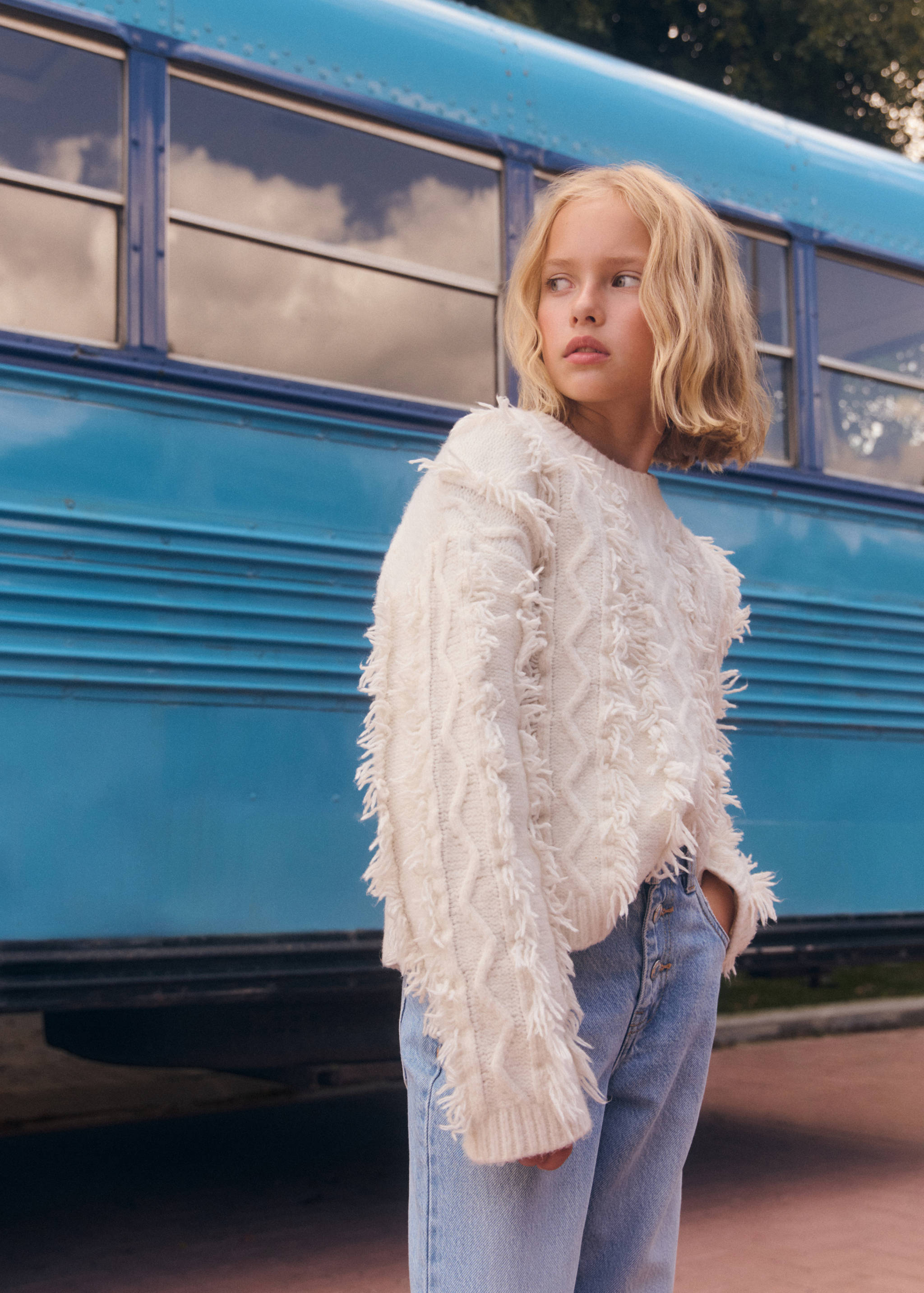 Pull-over maille franges - Détail de l'article 6