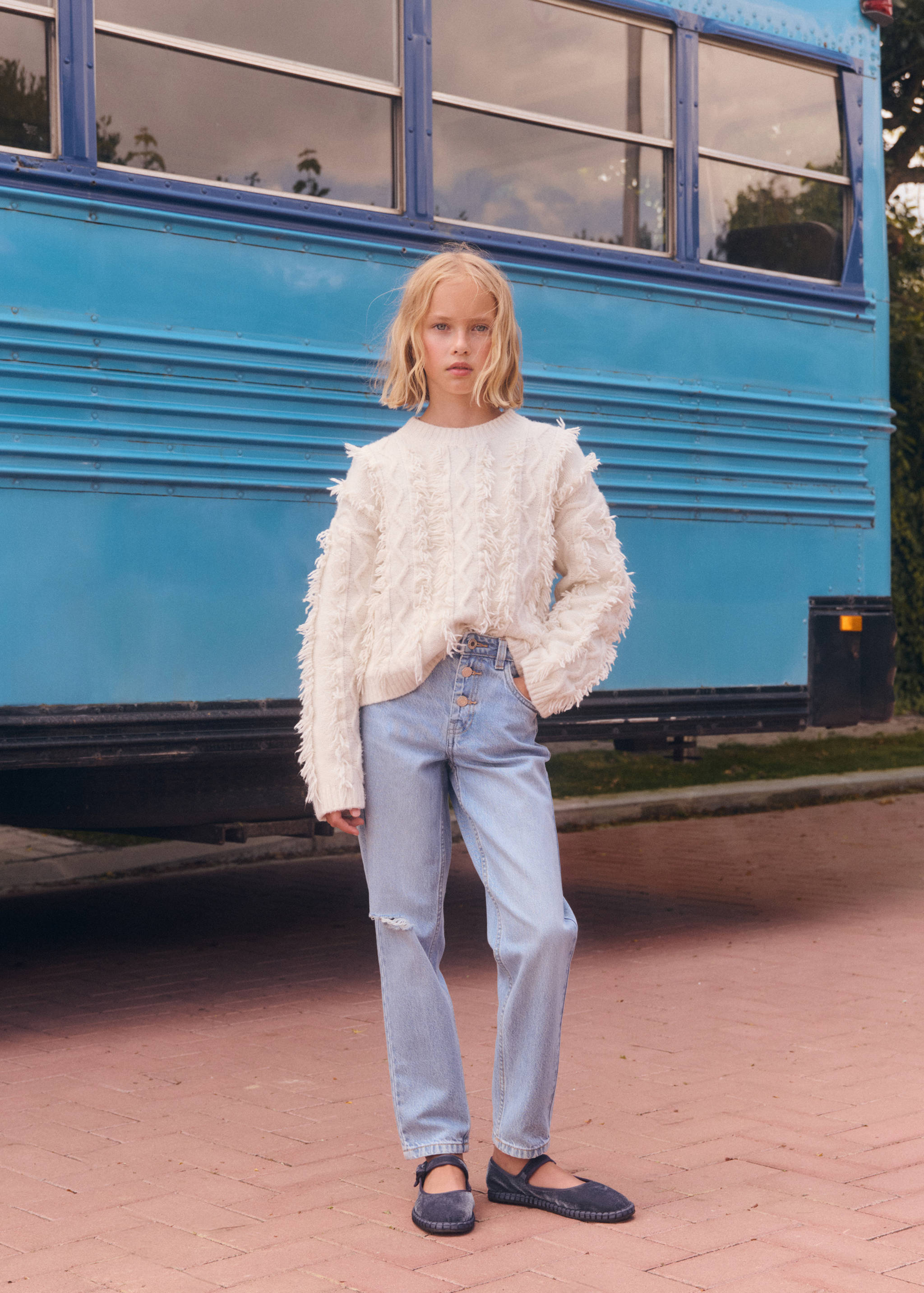 Pull-over maille franges - Détail de l'article 7