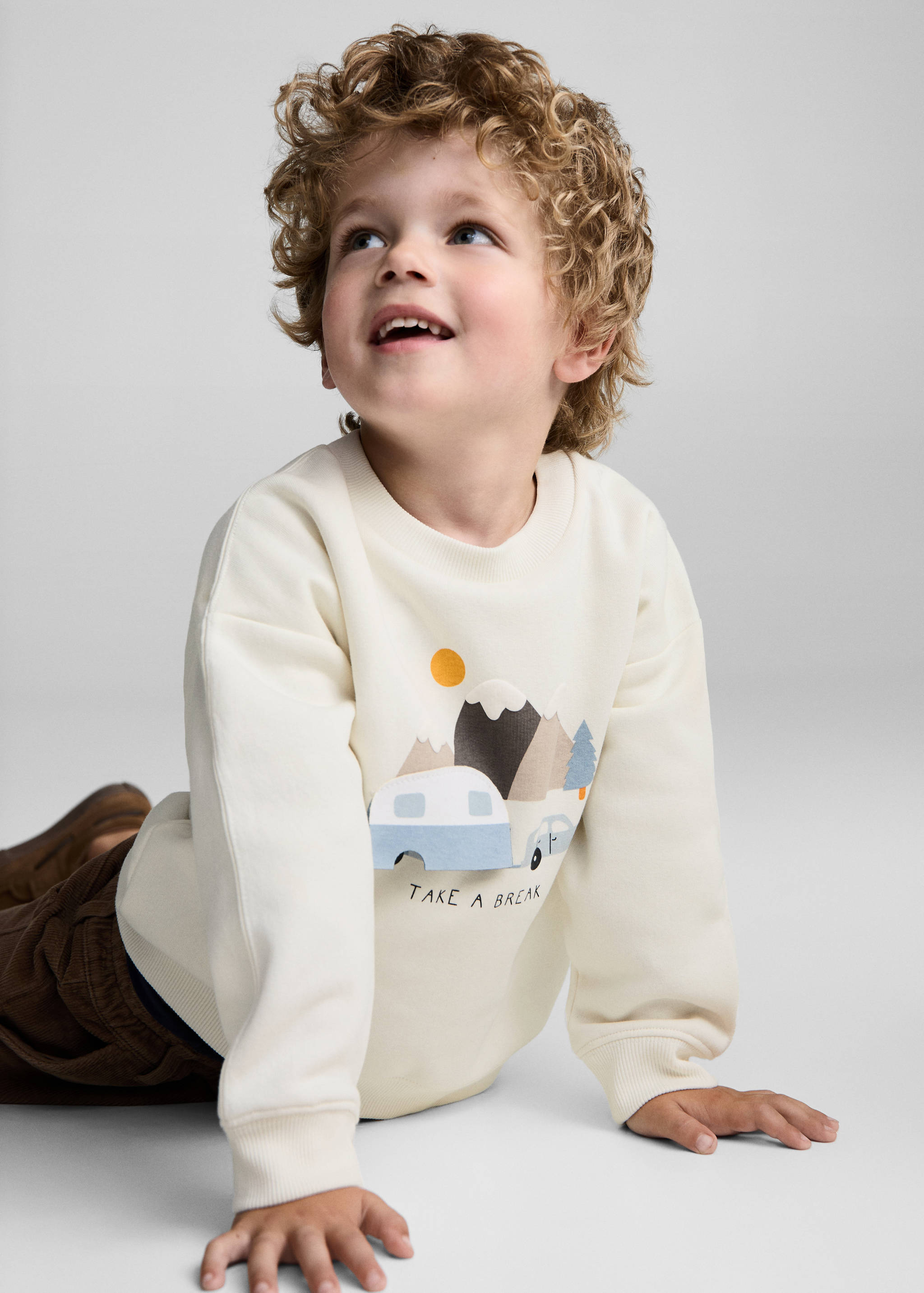 Animal-print sweatshirt - Medium plane