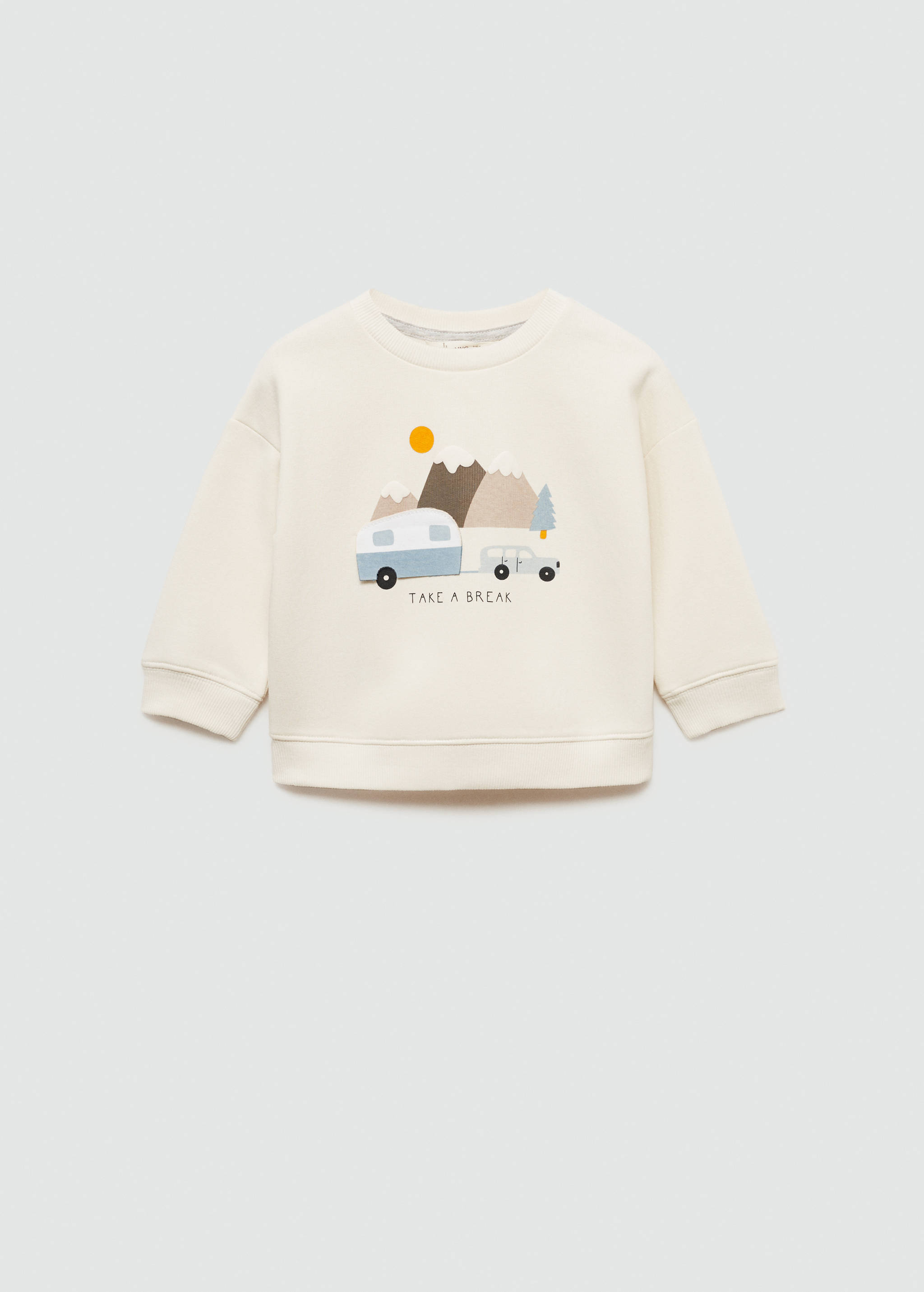 Animal-print sweatshirt - Article without model