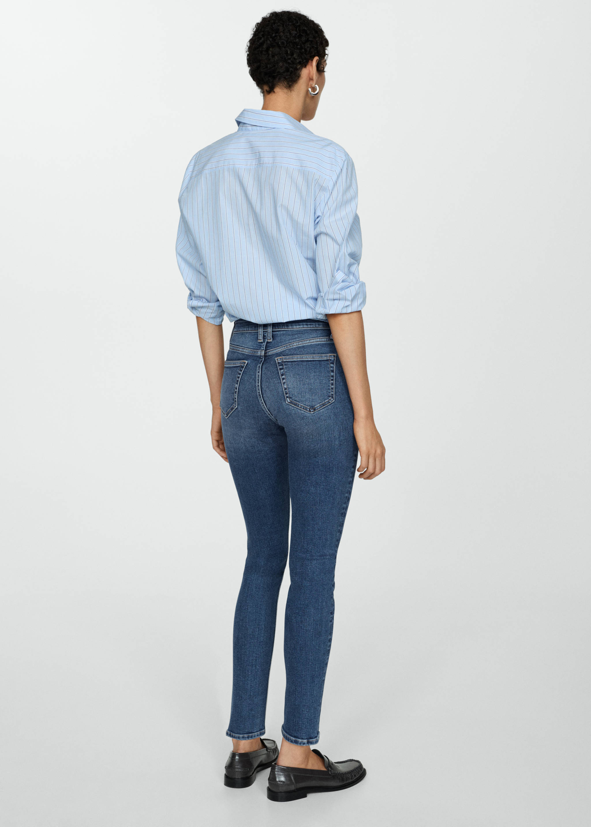 Jeans skinny tiro medio - Reverso del artículo