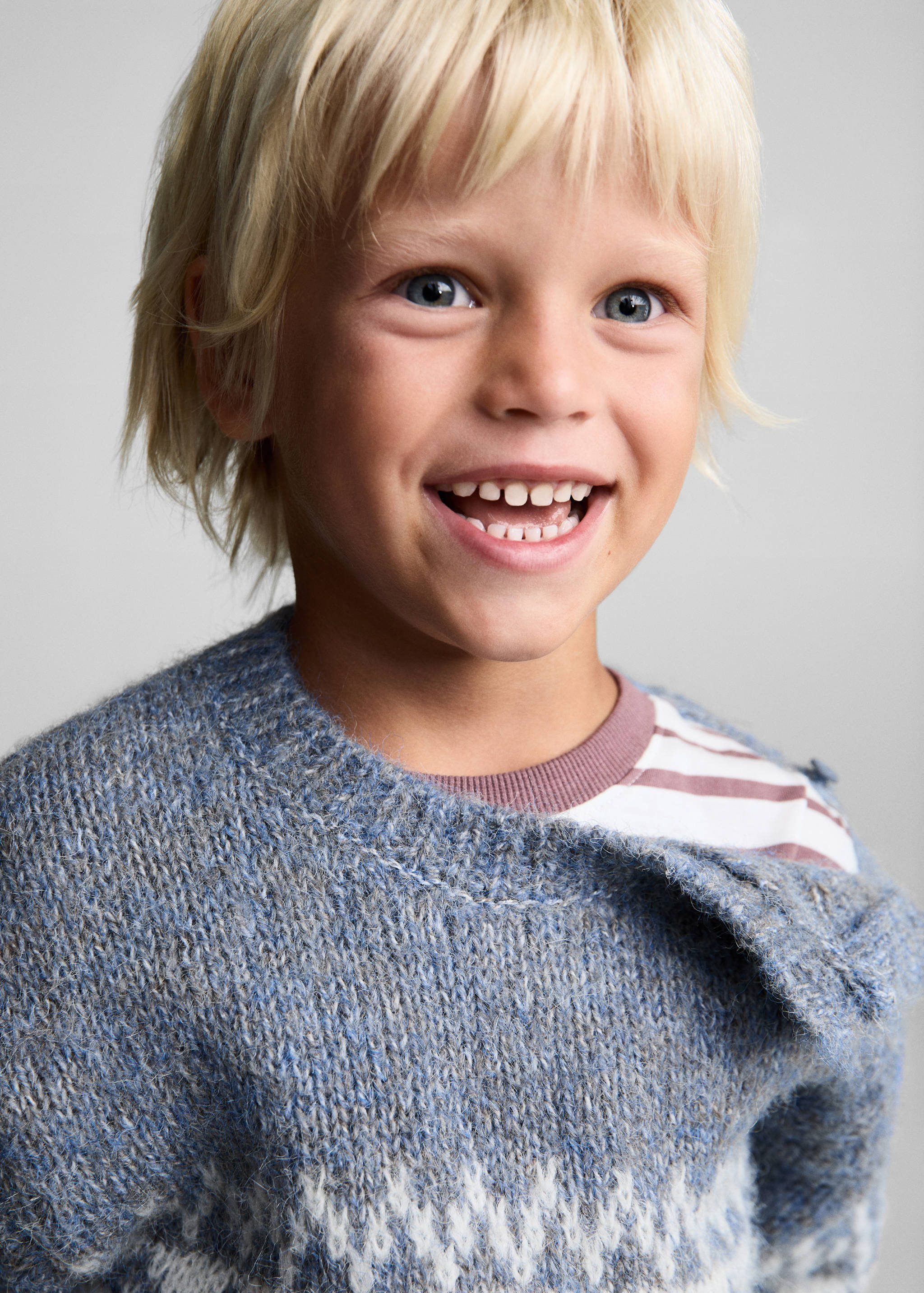 Jacquard knitted sweater - Details of the article 1