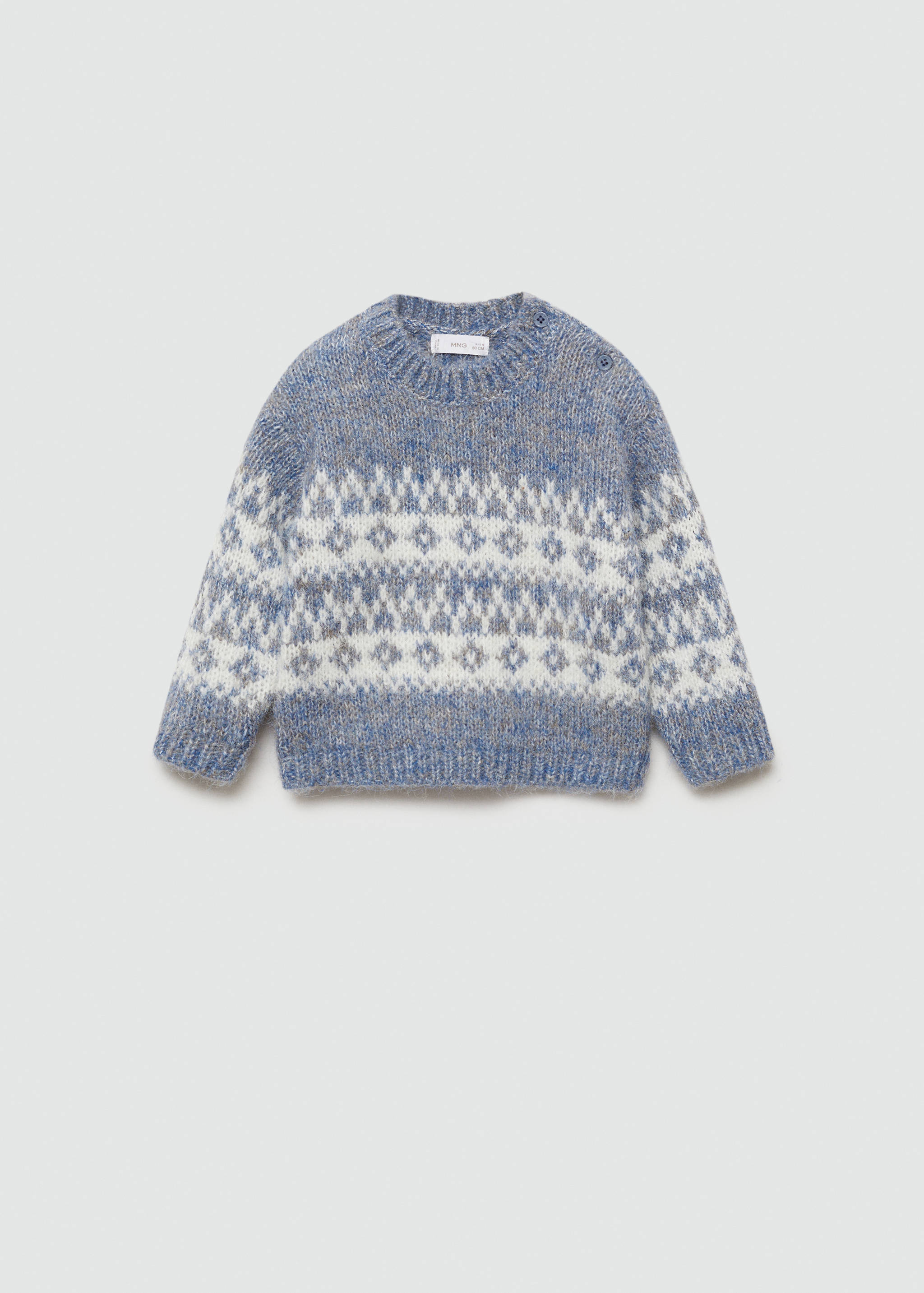 Jacquard knitted sweater - Article without model