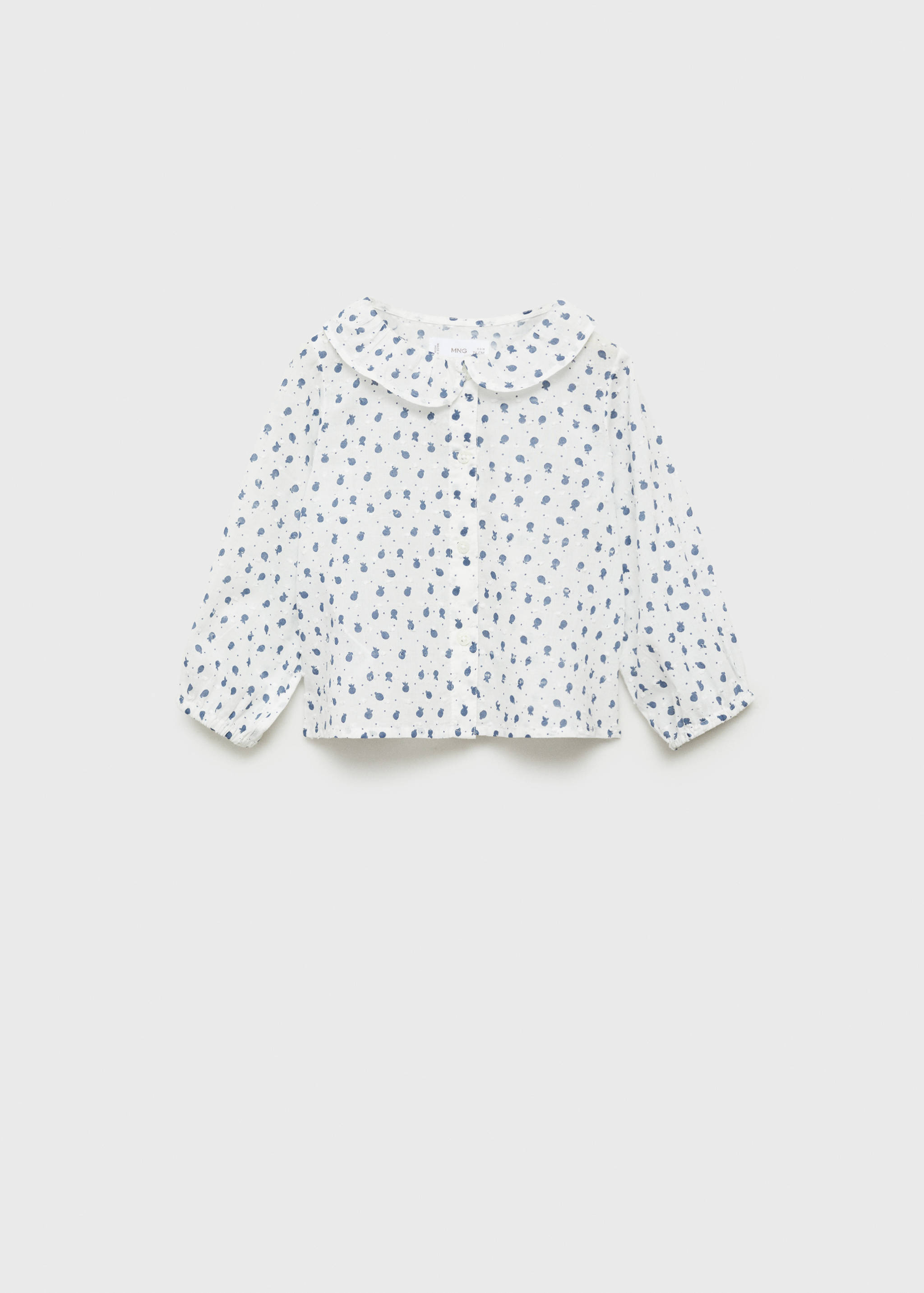 Brusa coll babydoll estampada - Article sense model