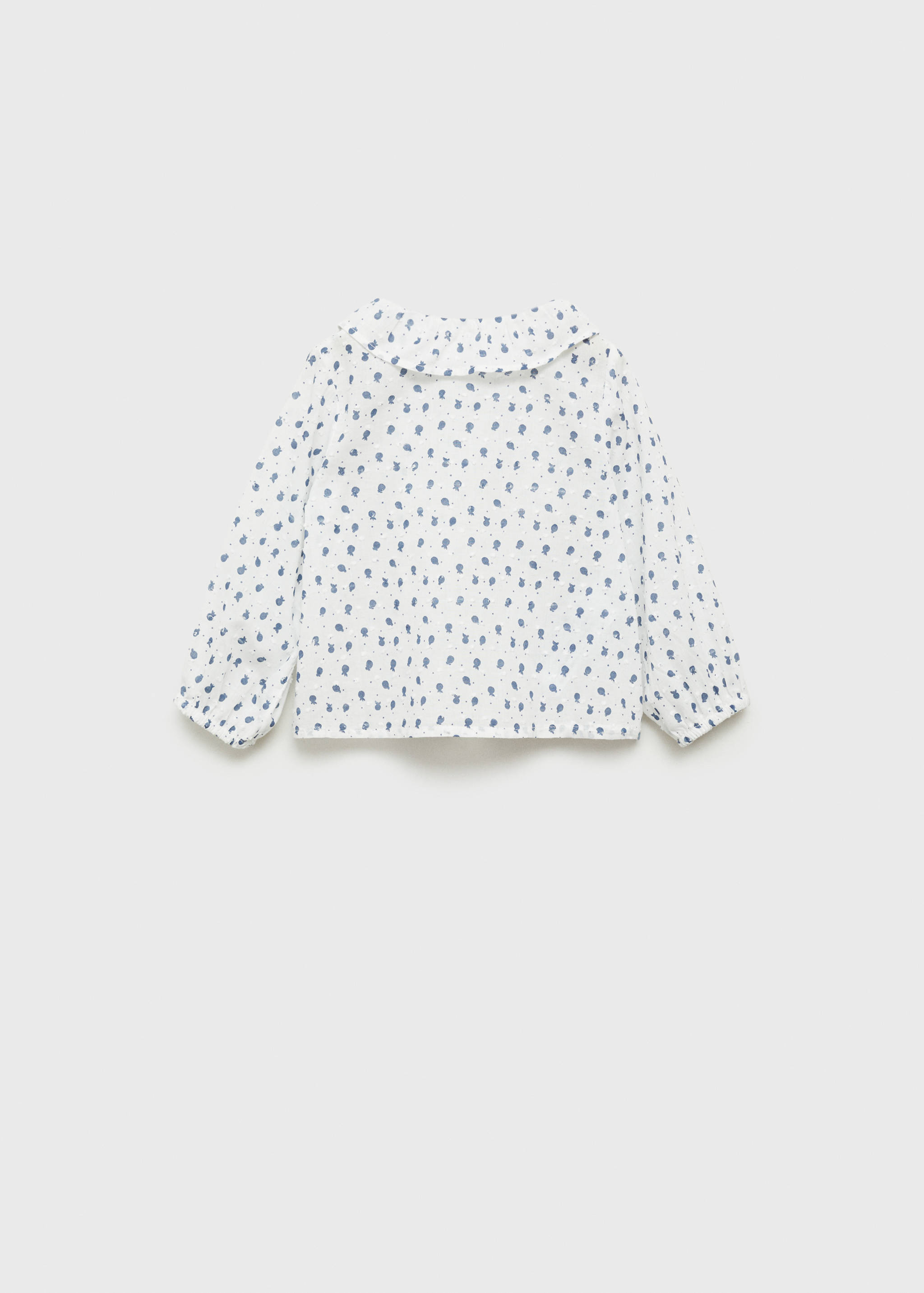 Brusa coll babydoll estampada - Revers de l'article