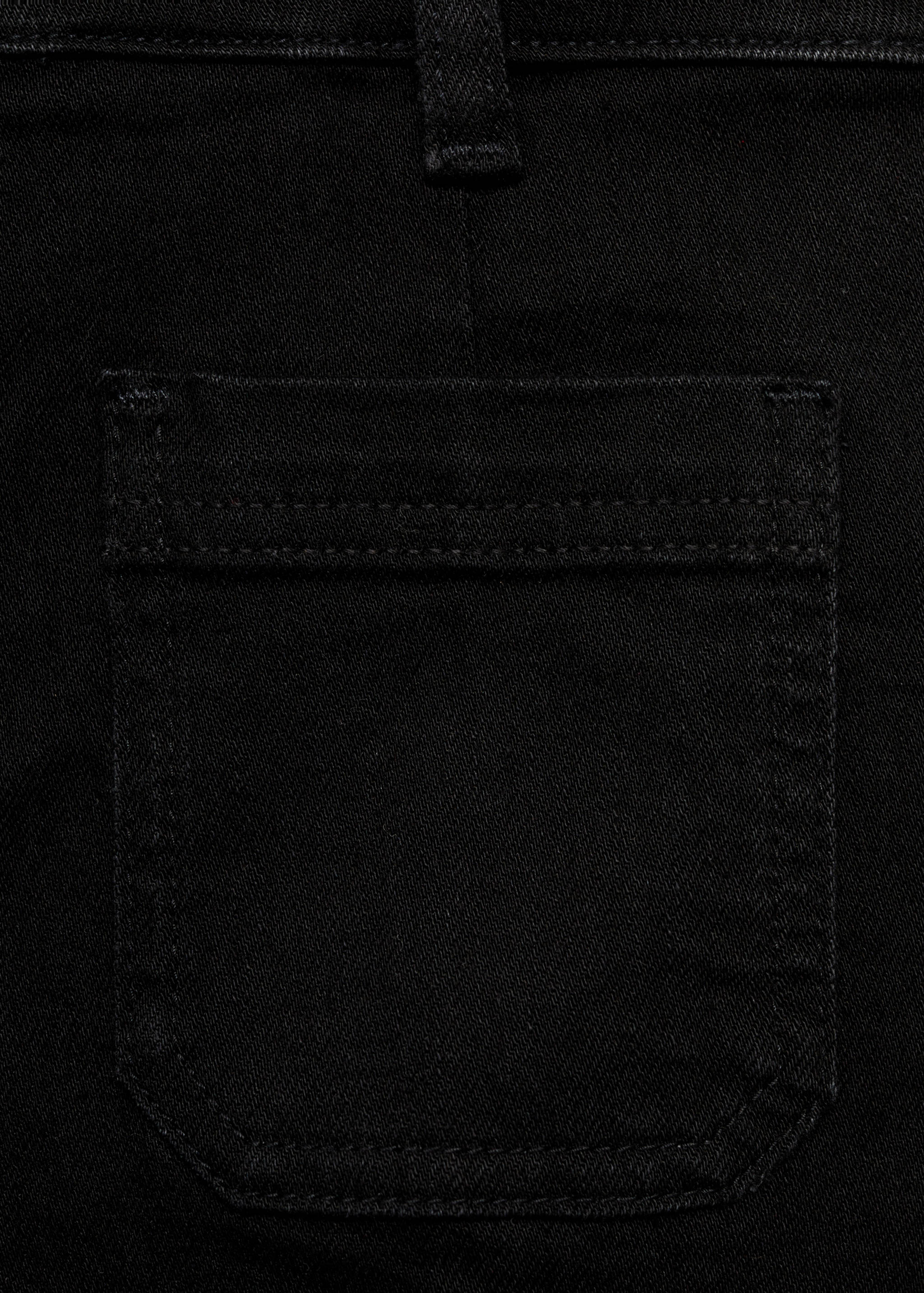 Flared cropped jeans with pockets - Details of the article 0