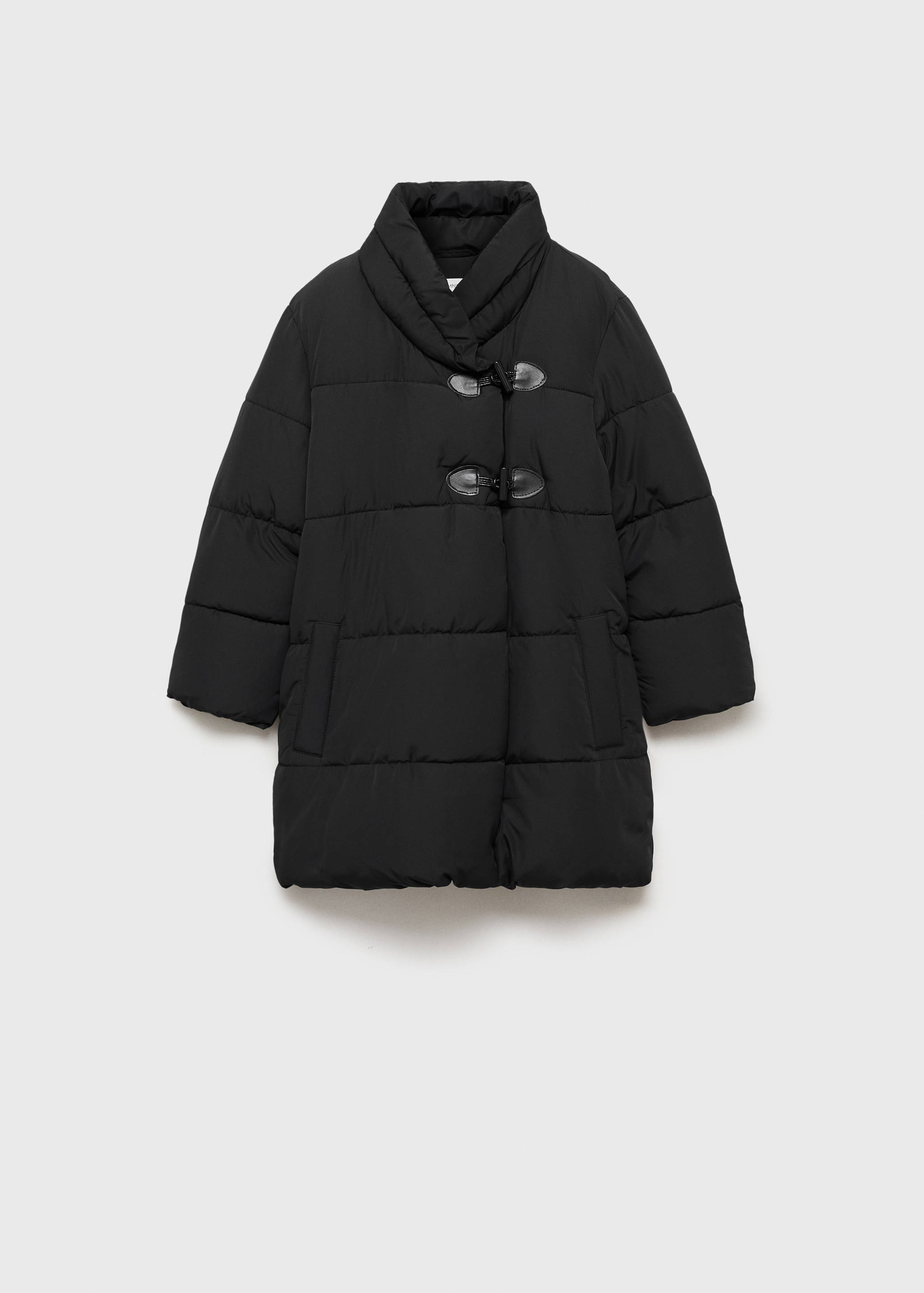 Puffer buttoned coat - Article without model