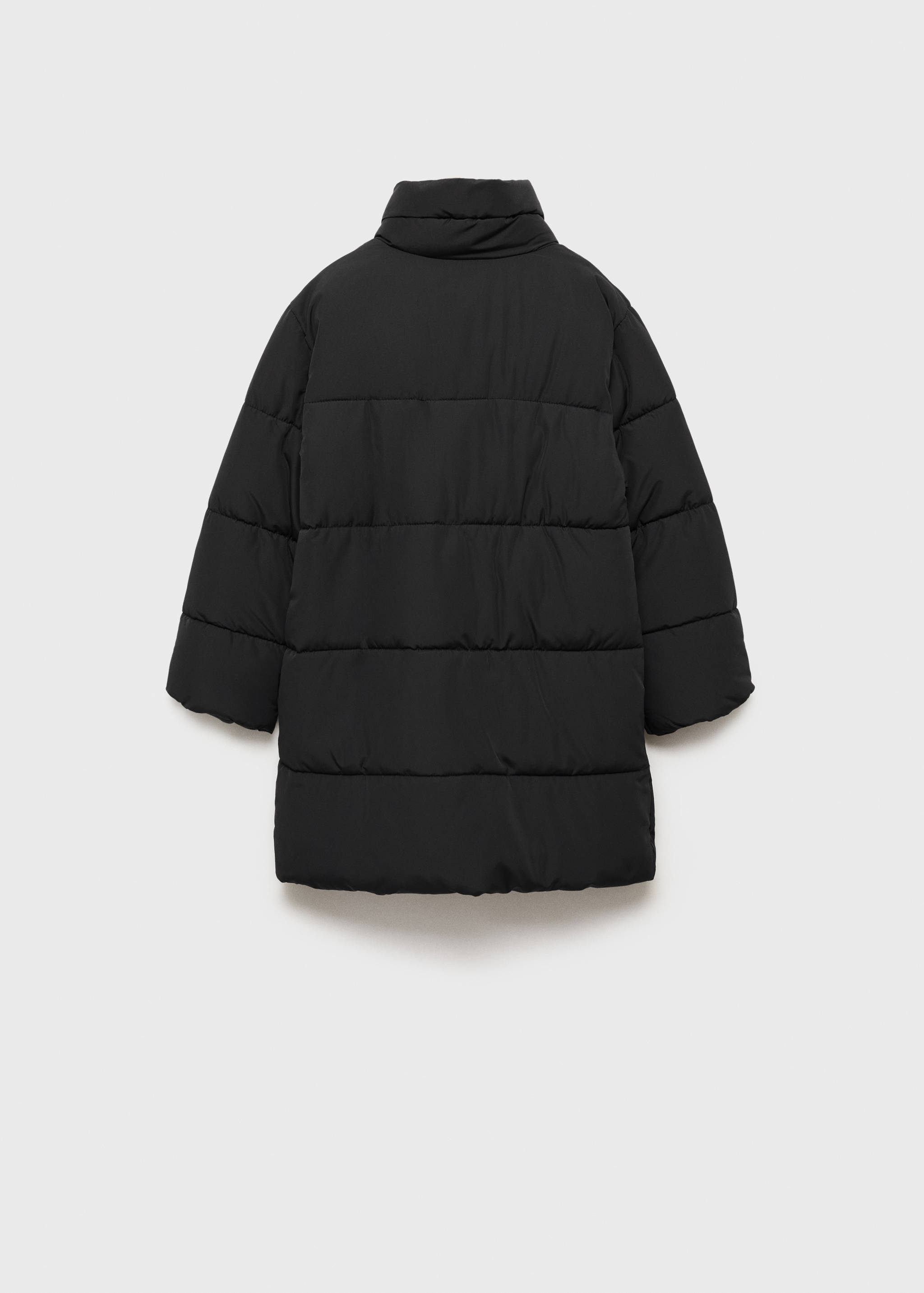 Puffer buttoned coat - Reverse of the article