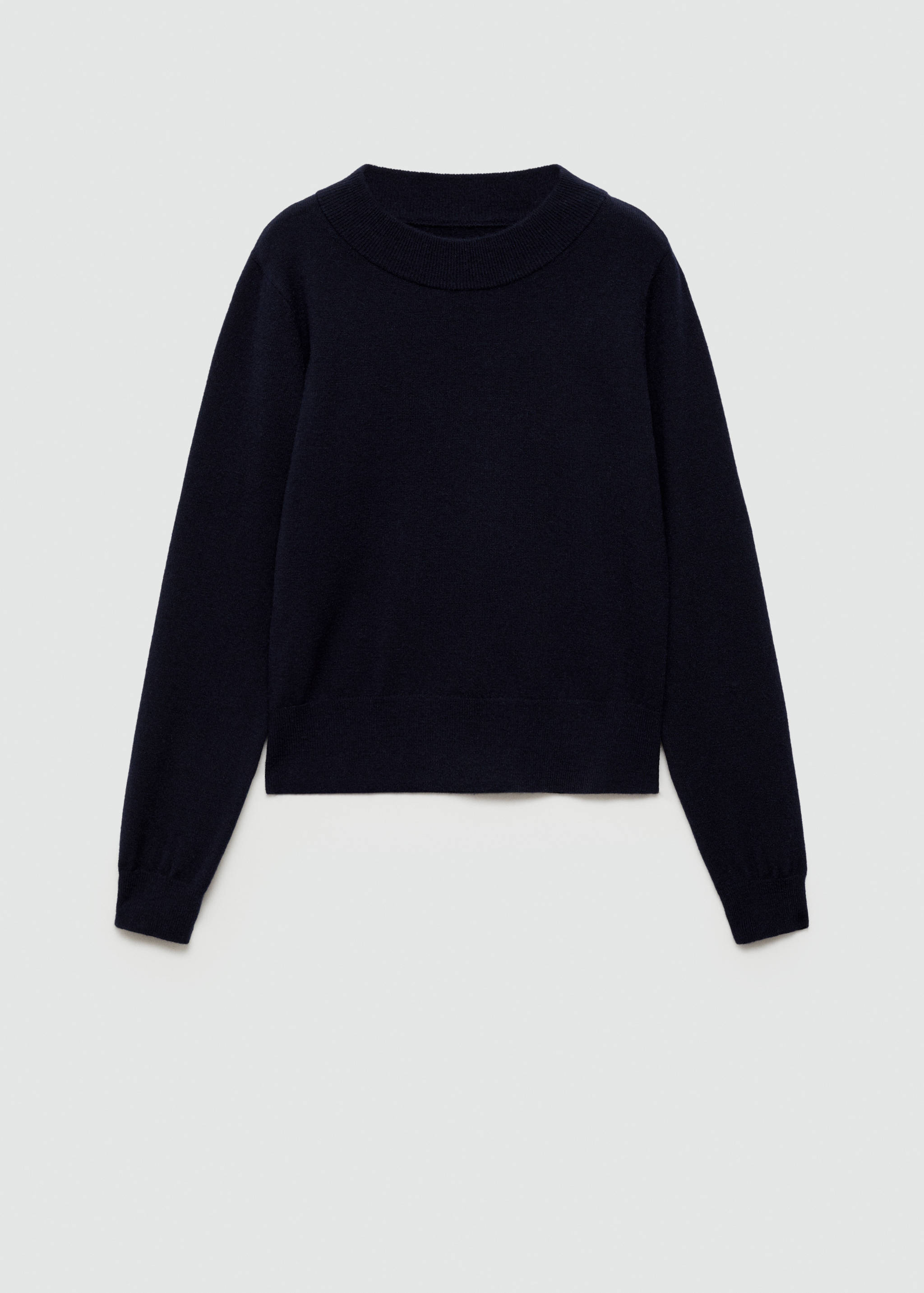Straight round-neck sweater - Article without model