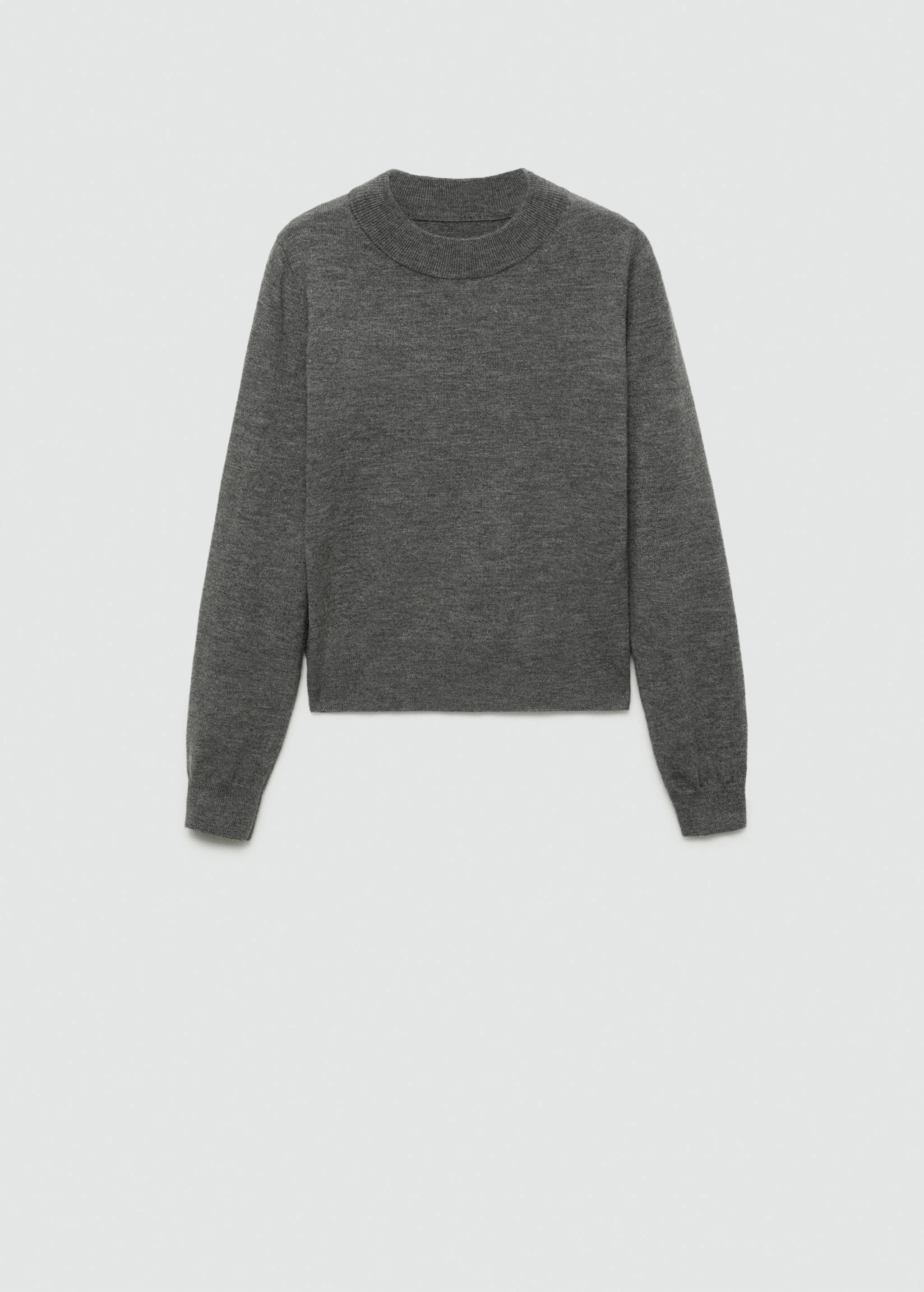 Straight round-neck sweater - Article without model