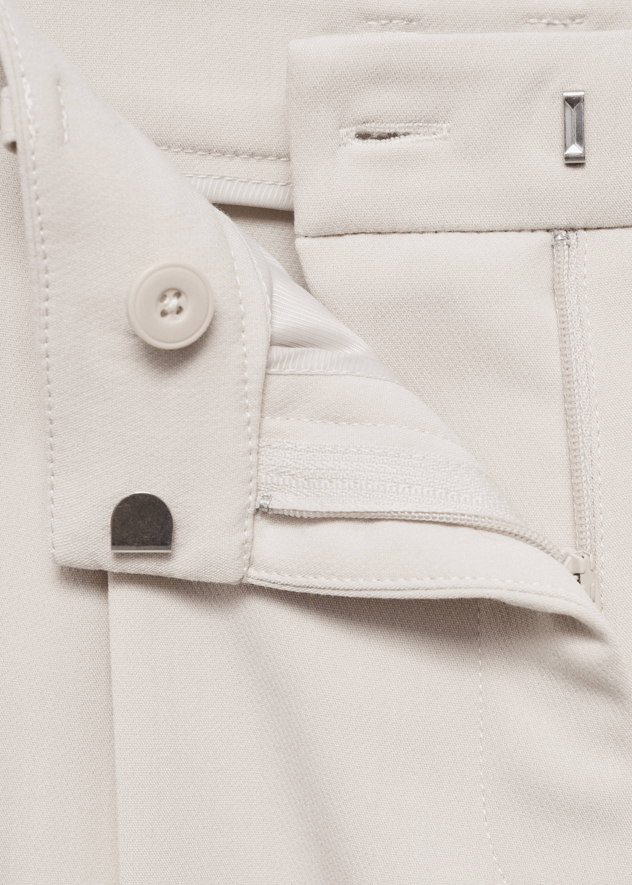 Straight-fit pleated pants - Details of the article 8